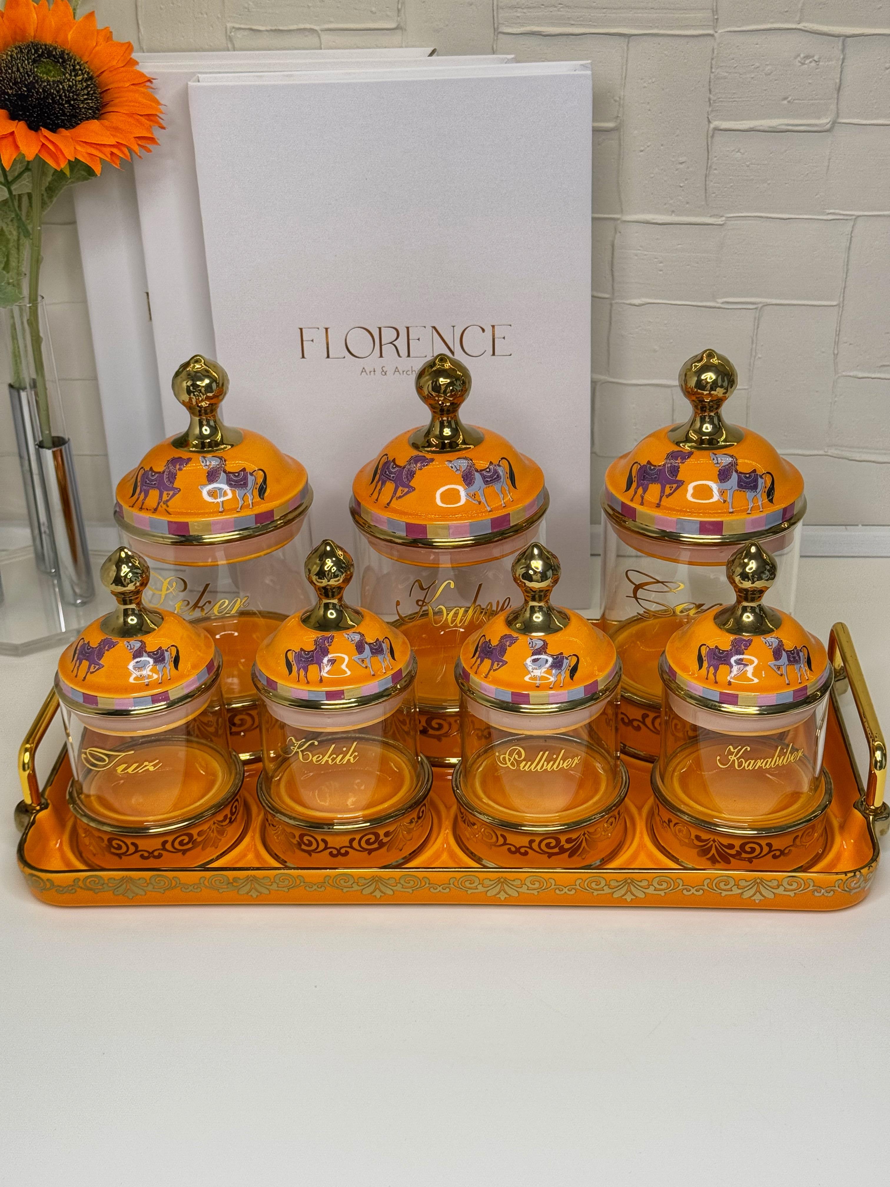 Hrms Porselen Tepsili Vakumlu Baharatlık