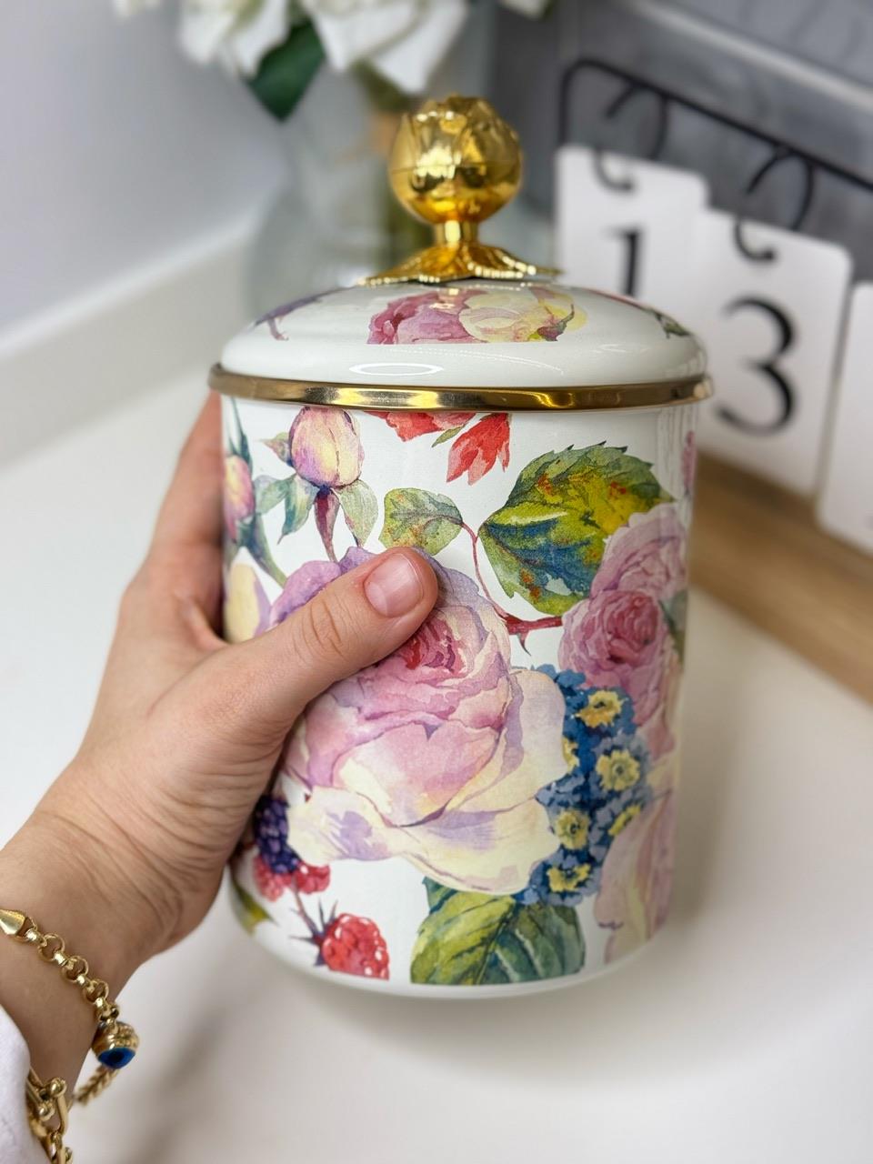 Loren Emaye Büyük Boy Kavanoz