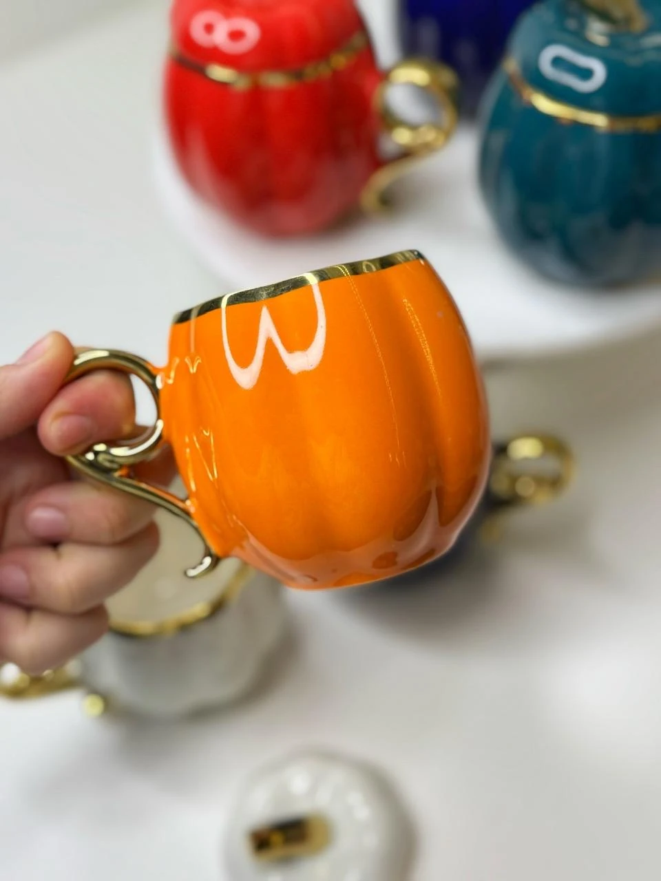 6 Kişilik 12 Parça Kabak Kupa Takımı