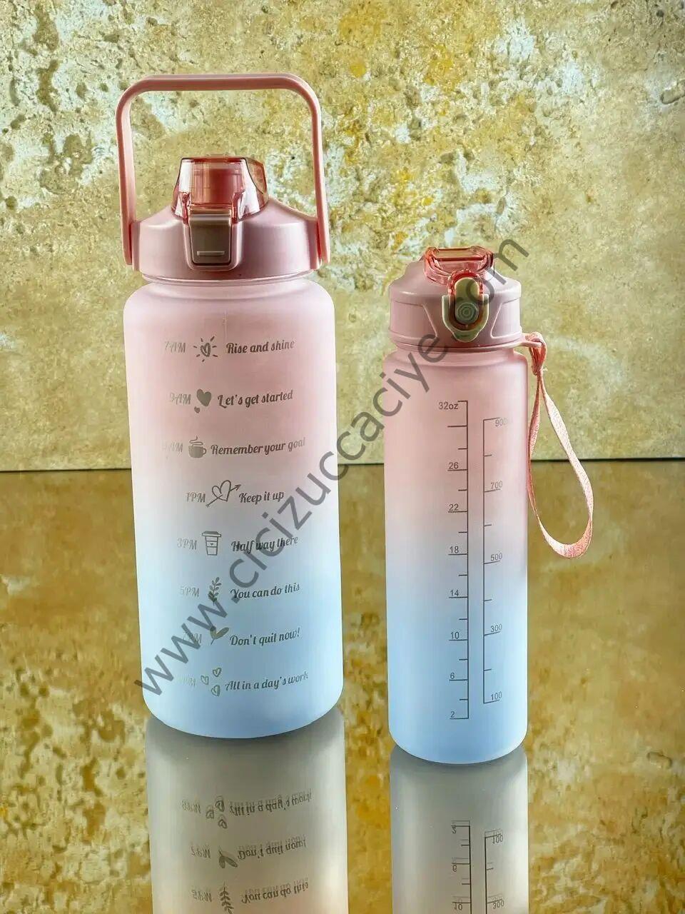 2 Lİ SU MATARASI  - SULUK ( motivasyon matarası )