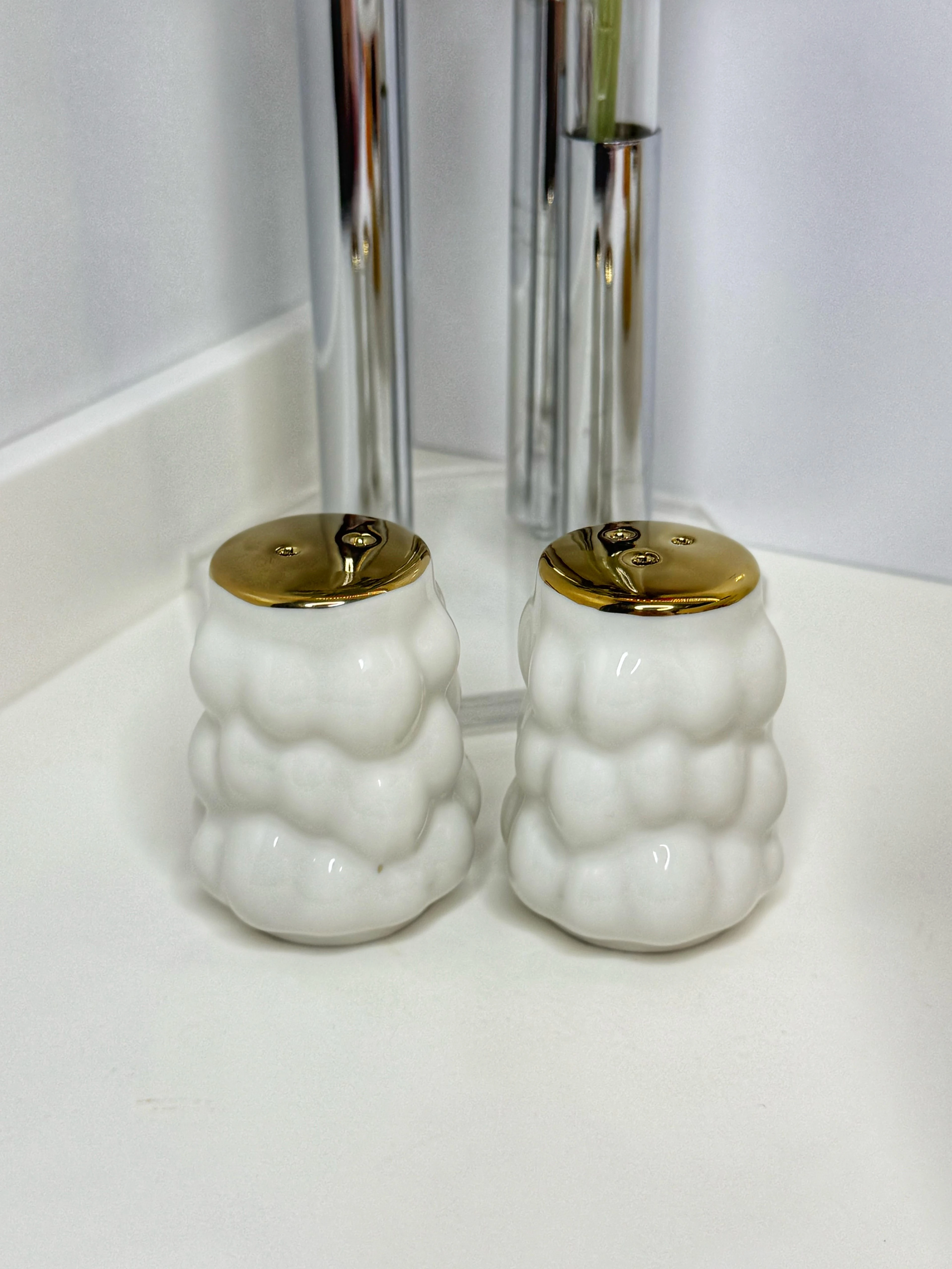 Bubble 2 Li Porselen Tuzluk / Biberlik