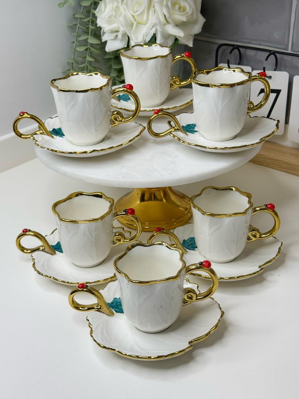 Lenora 6 Kişilik Türk Kahvesi Fincanı