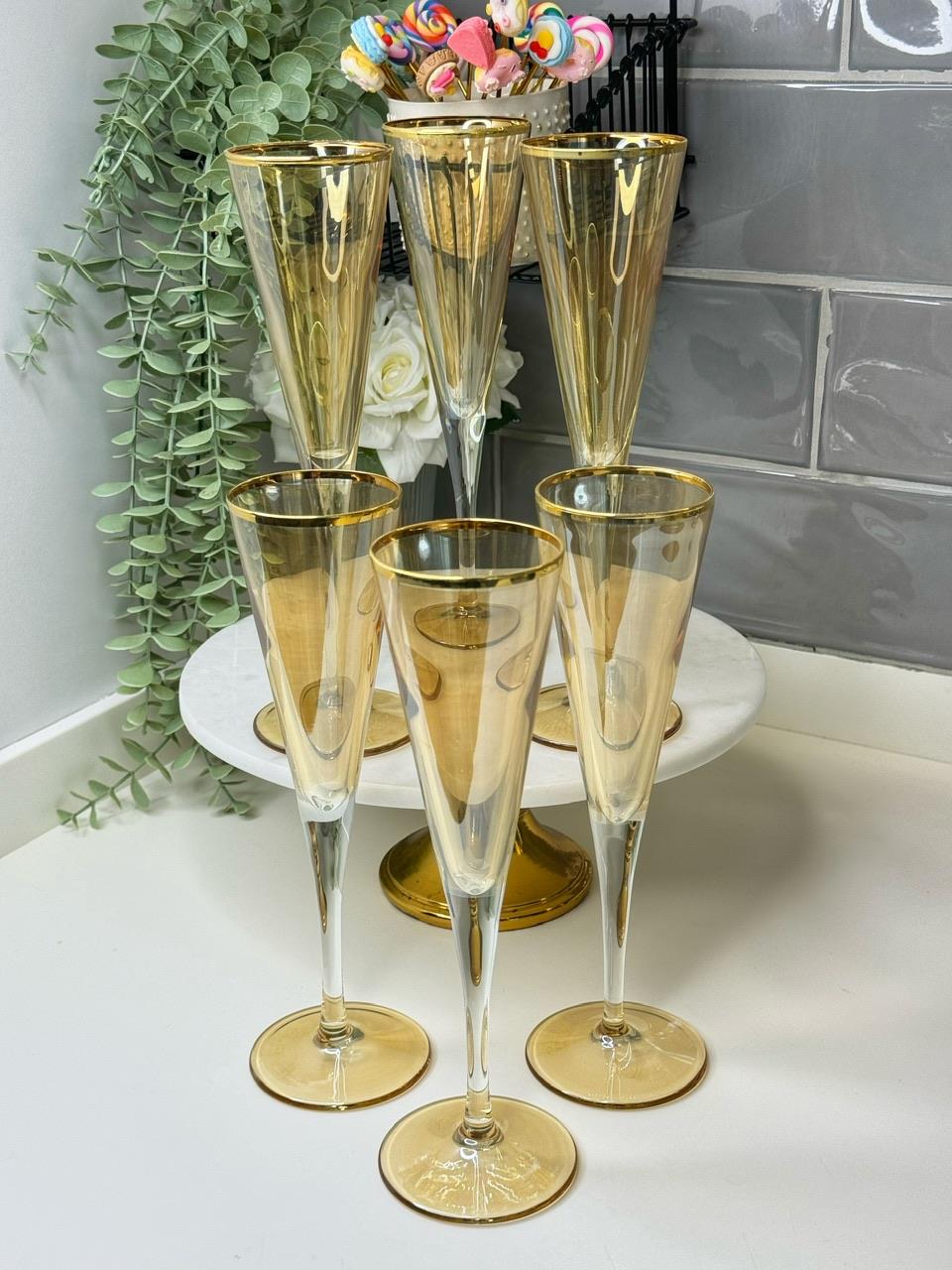 V-Line Gold Kahve Yanı Su Bardağı