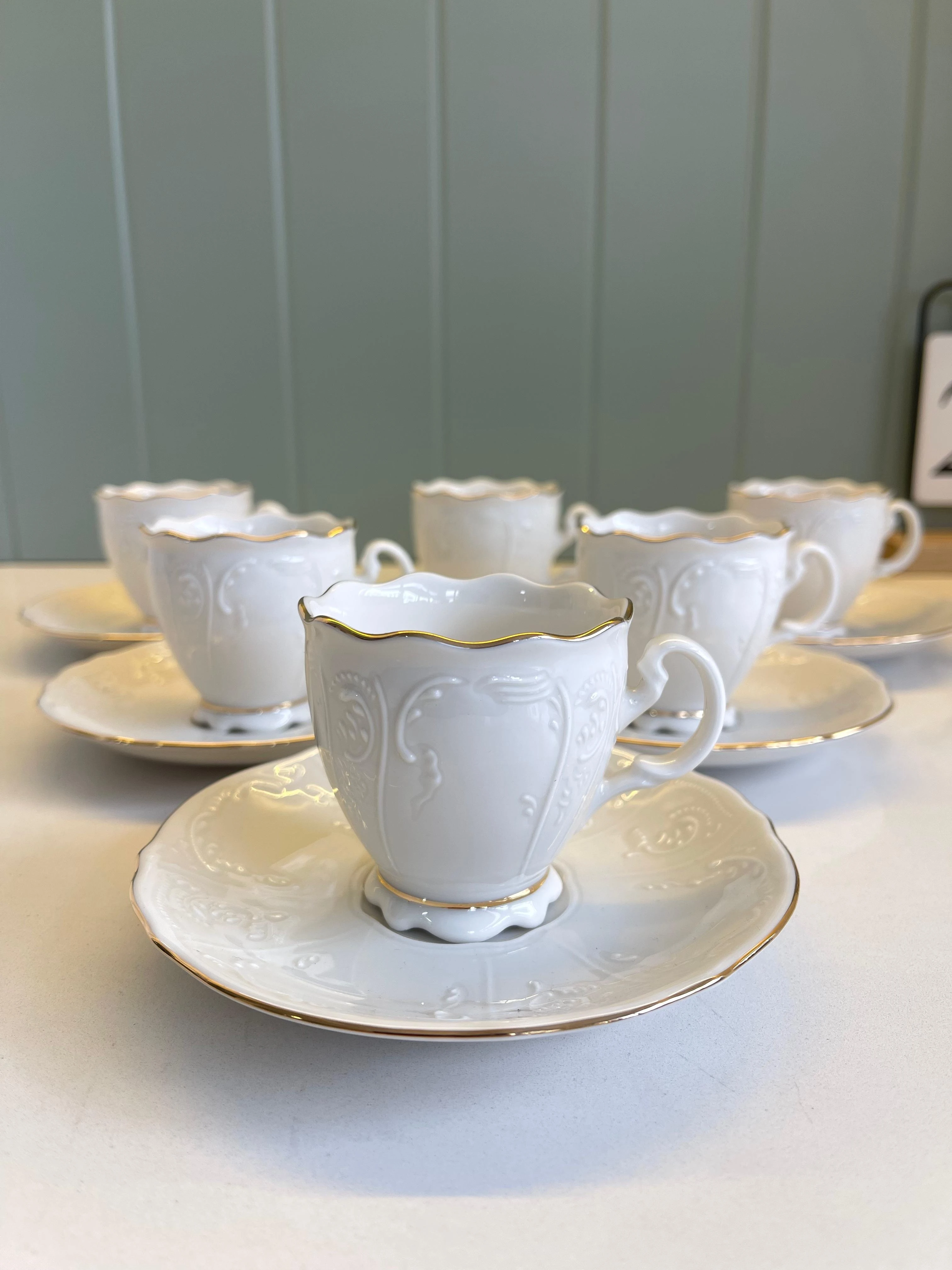 Robi 6 Kişilik Porselen Kahve Fıncanı