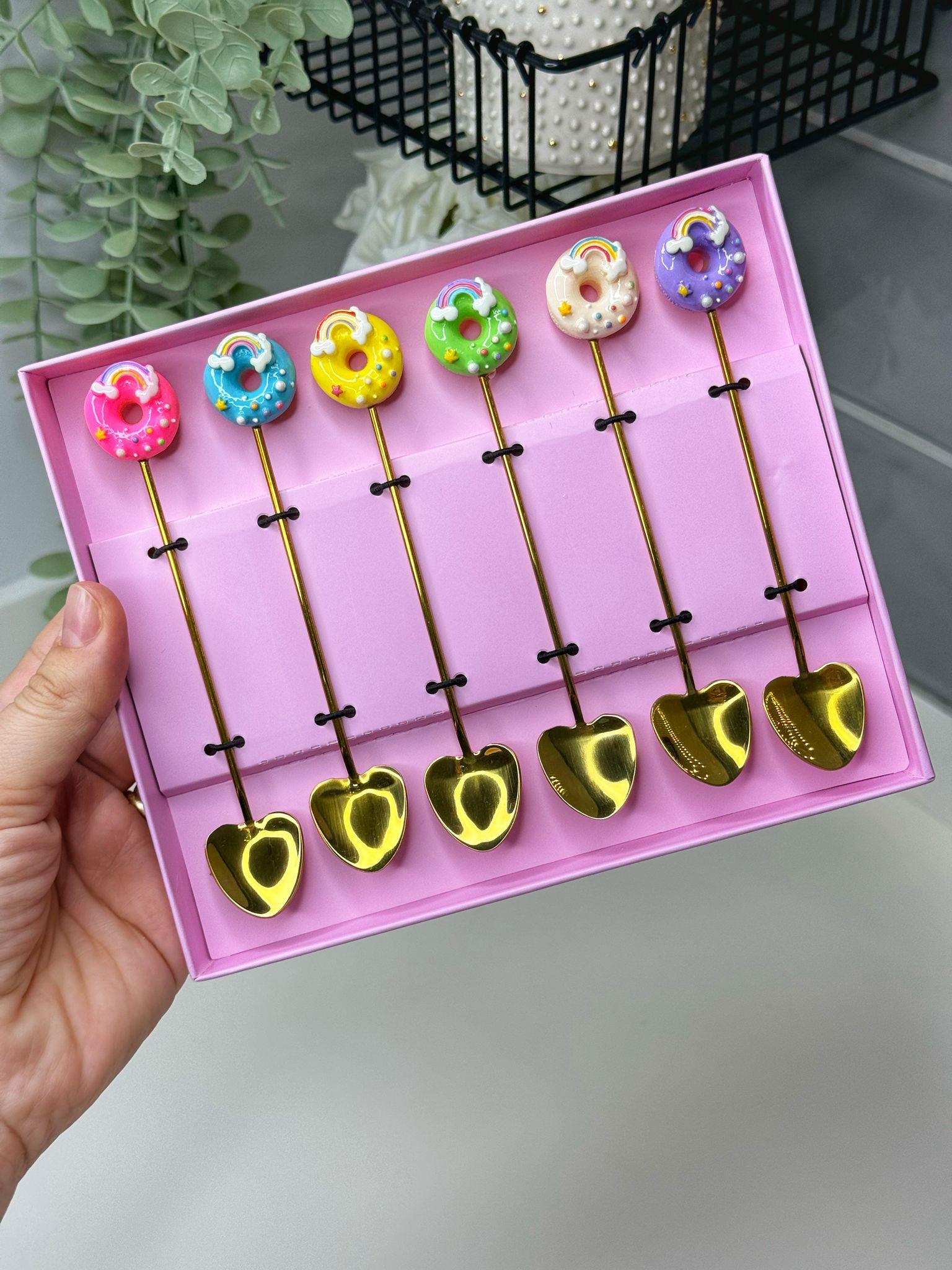 Sweet Donut 6 Kişilik Kokteyl Kaşığı (5)