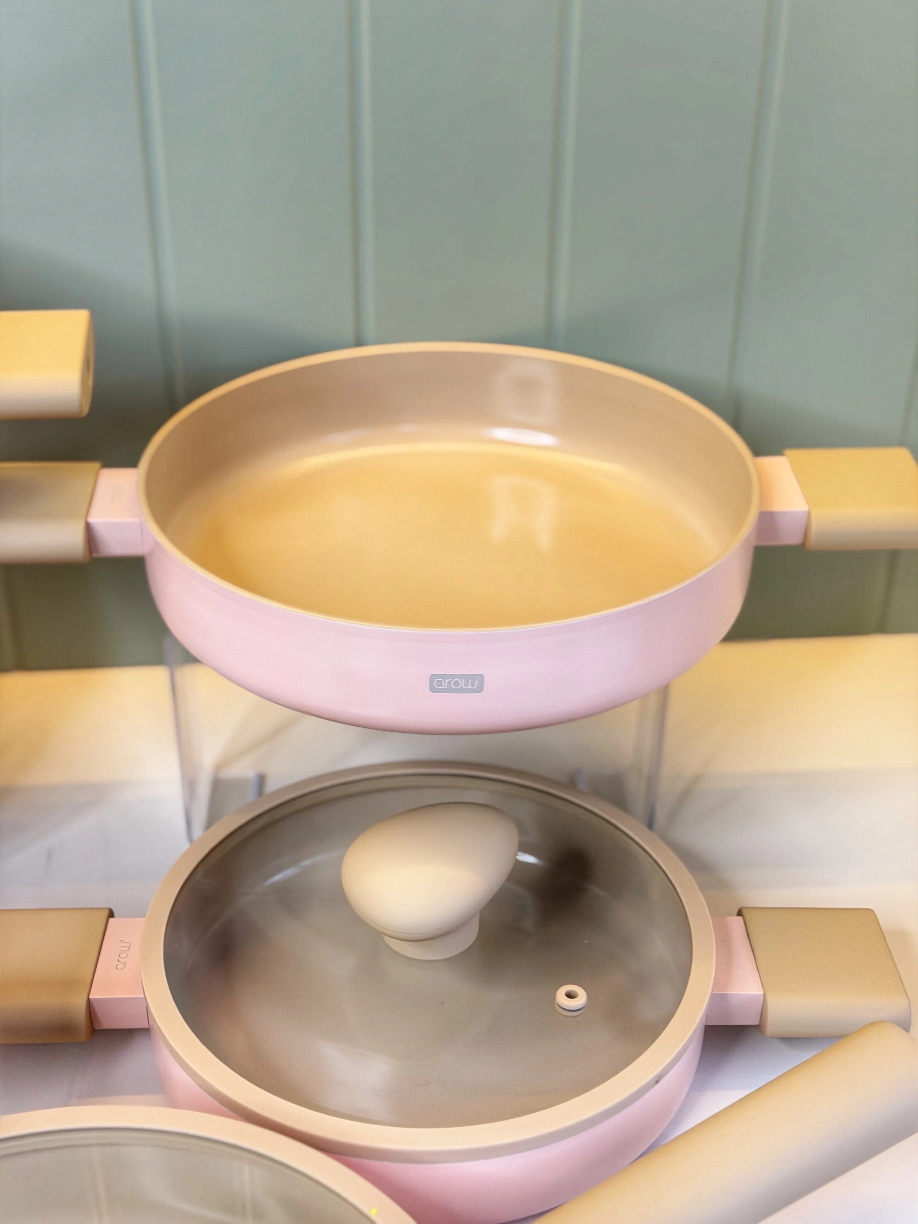 Cooker Prof 8 Parça Tencere Seti Pembe