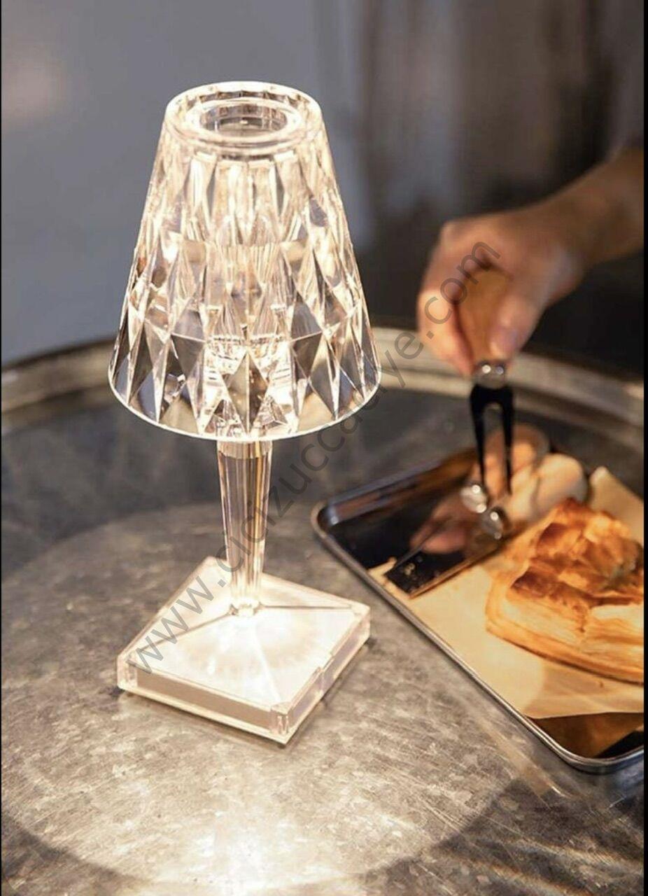 ELMAS ABAJUR (BEYAZ RENK)