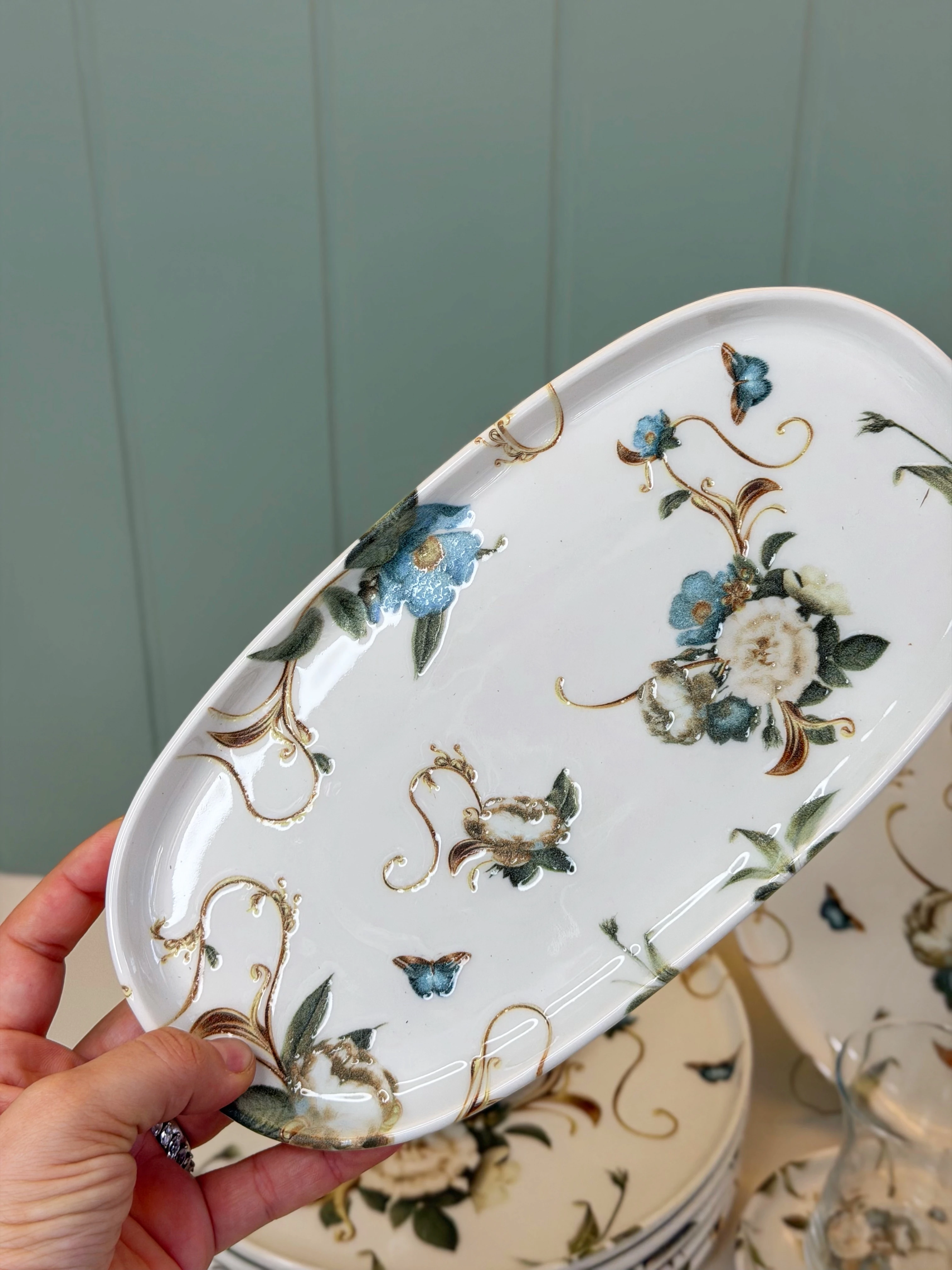 Botanical 29 Parça 6 Kişilik Porselen Kahvaltı Takımı