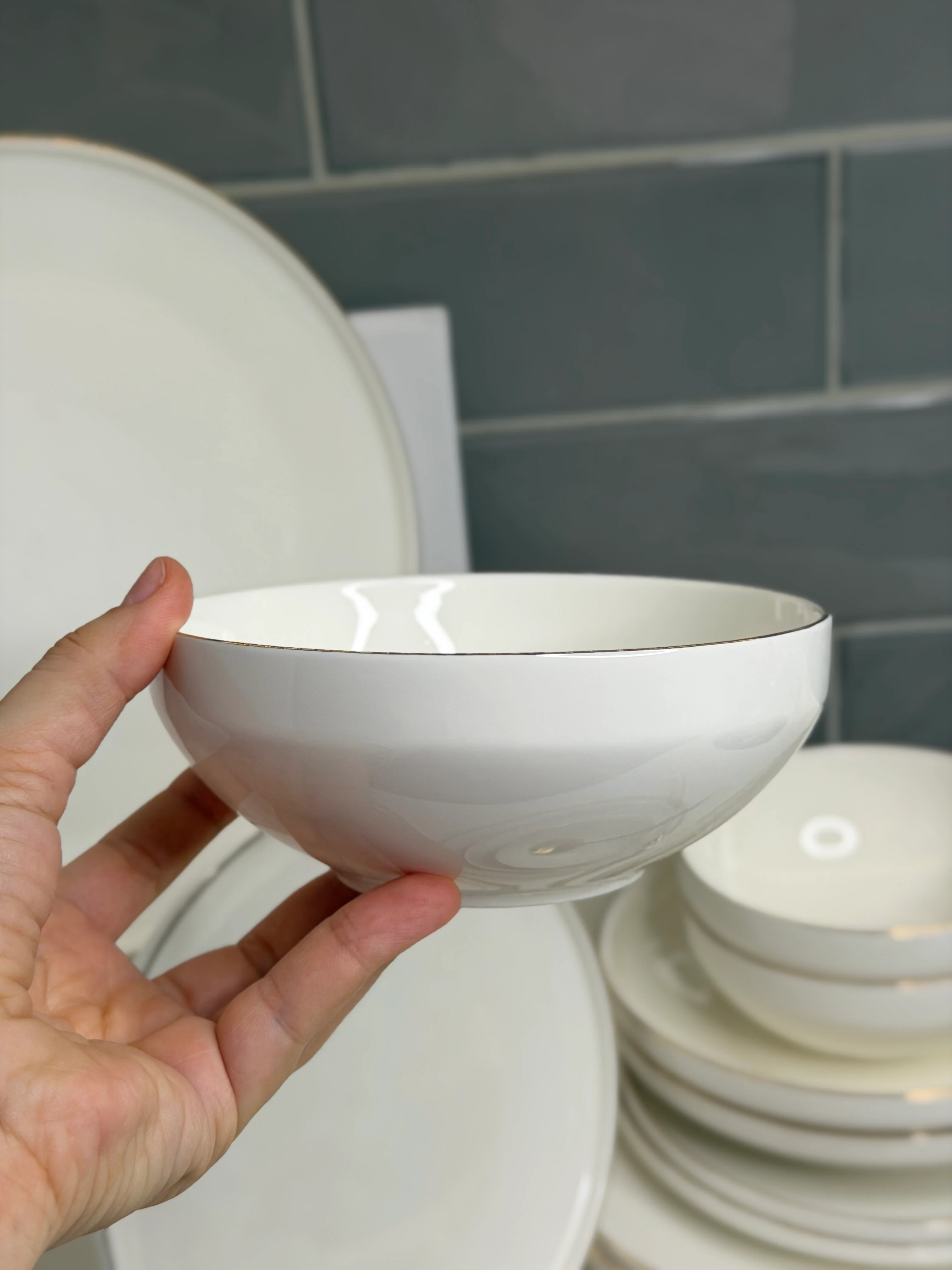 Laviva 24 Parça 6 Kişilik Porselen Yemek Takımı 