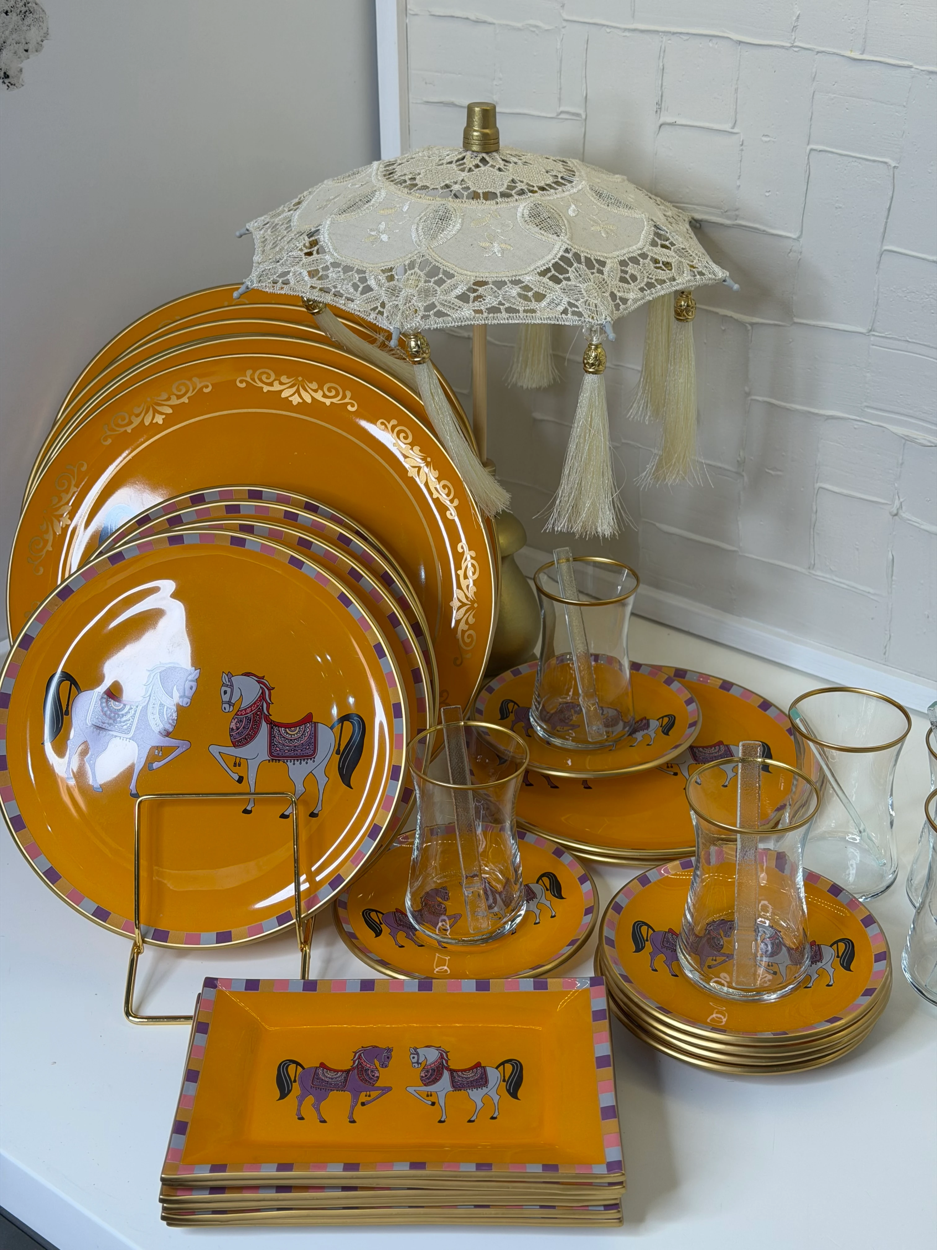 Hrms 6 Kişilik 36 Parça Çay Kahvaltı Takımı