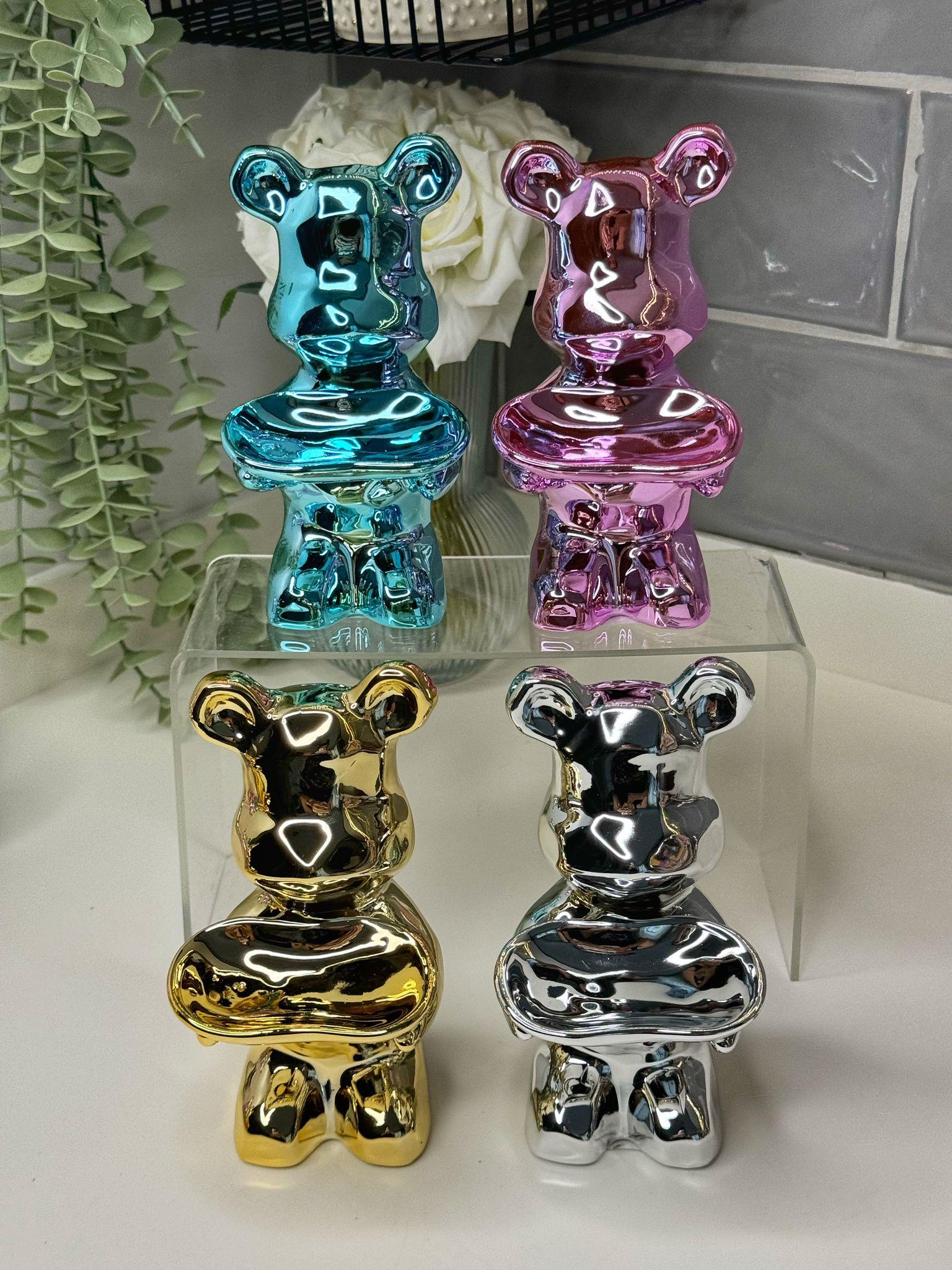 Loly Ayıcık Porselen Mavi Drajelik