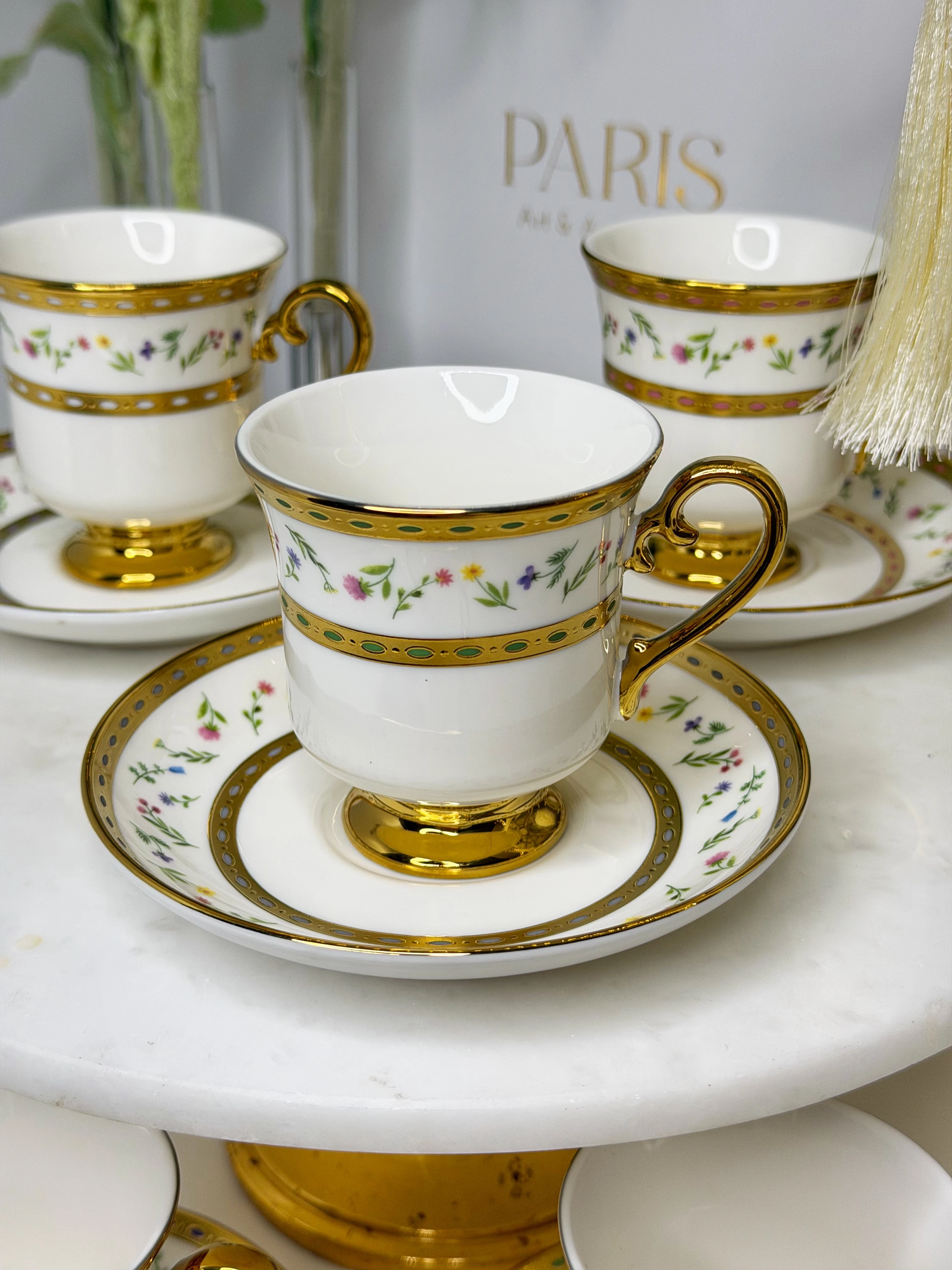 Bolera 6 Kişilik Porselen Türk Kahvesi Fincanı