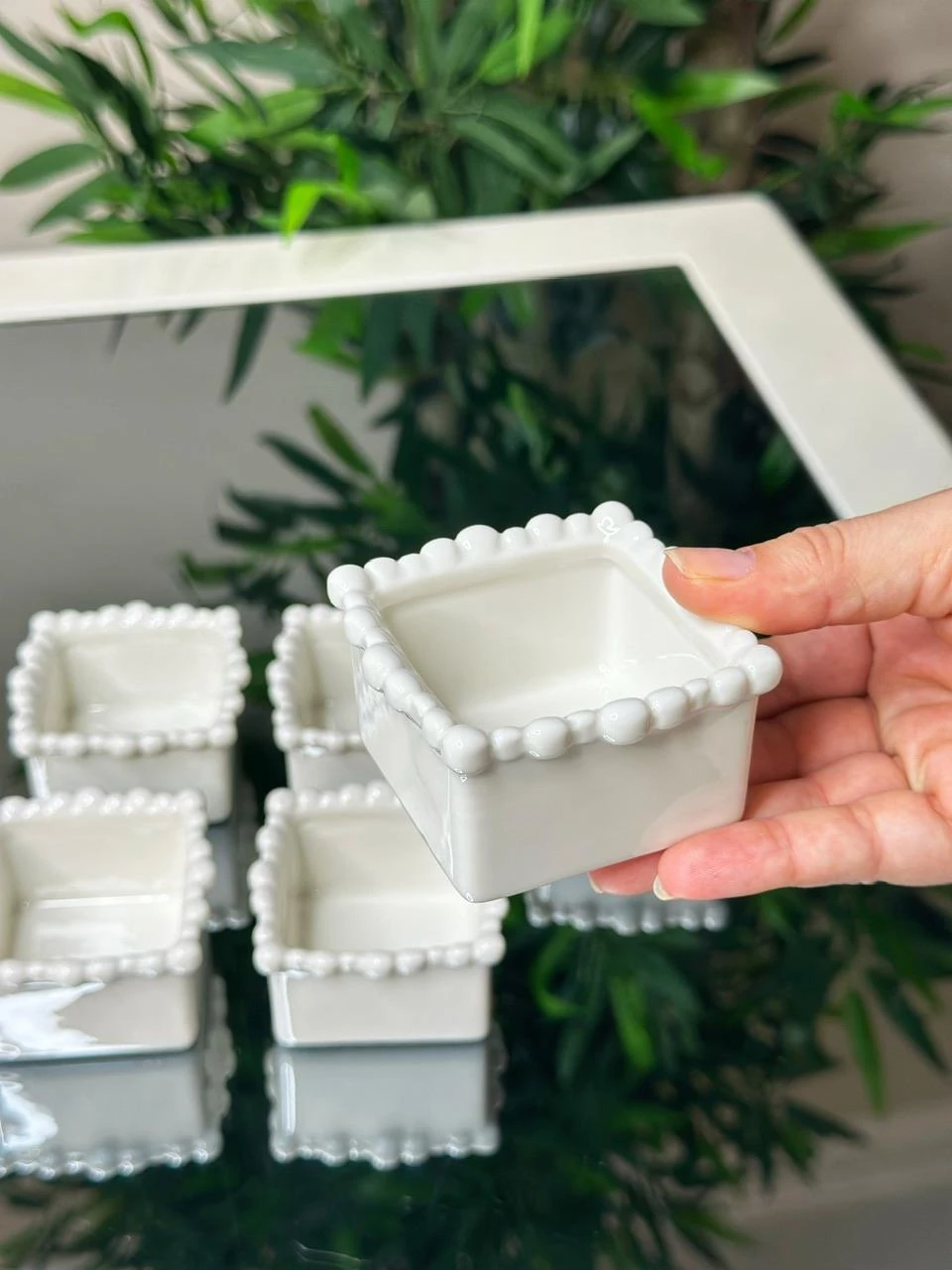 PİRAYE 6 LI KARE KASE