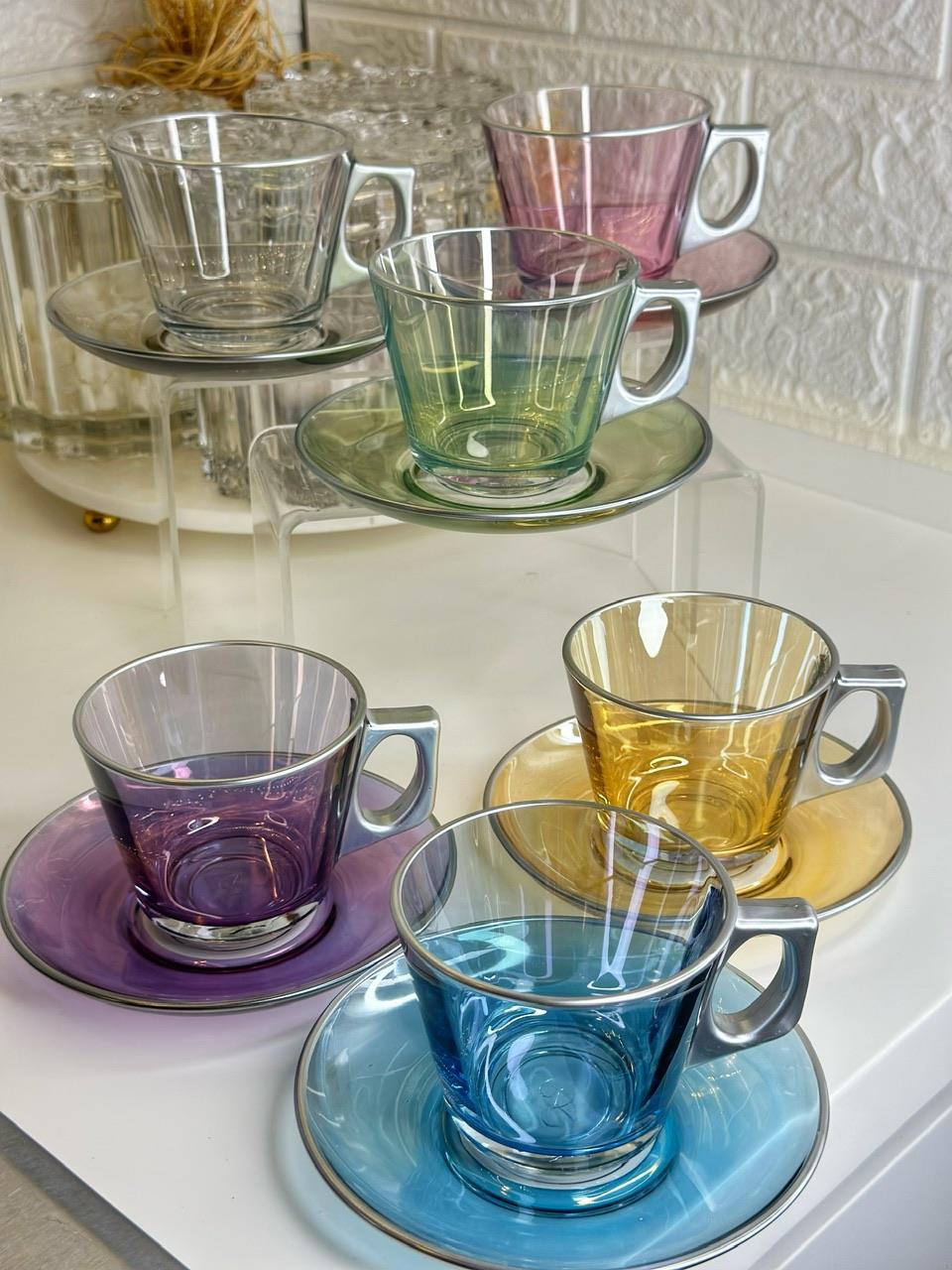 12 PARÇA 6 KİŞİLİK GÜMÜŞ ÇAY TAKIMI