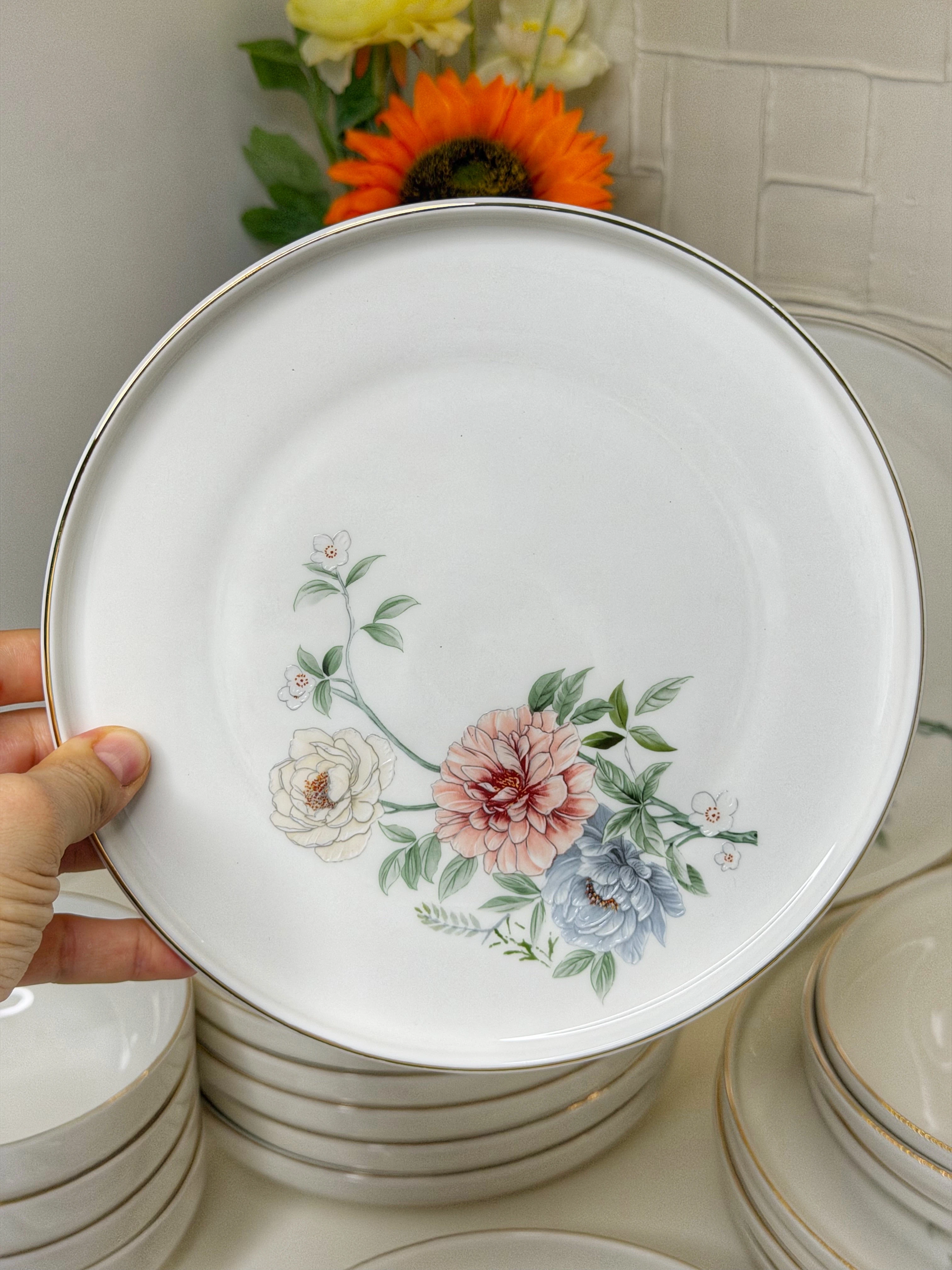 Glade 24 Parça 6 Kişilik Porselen Yemek Takımı