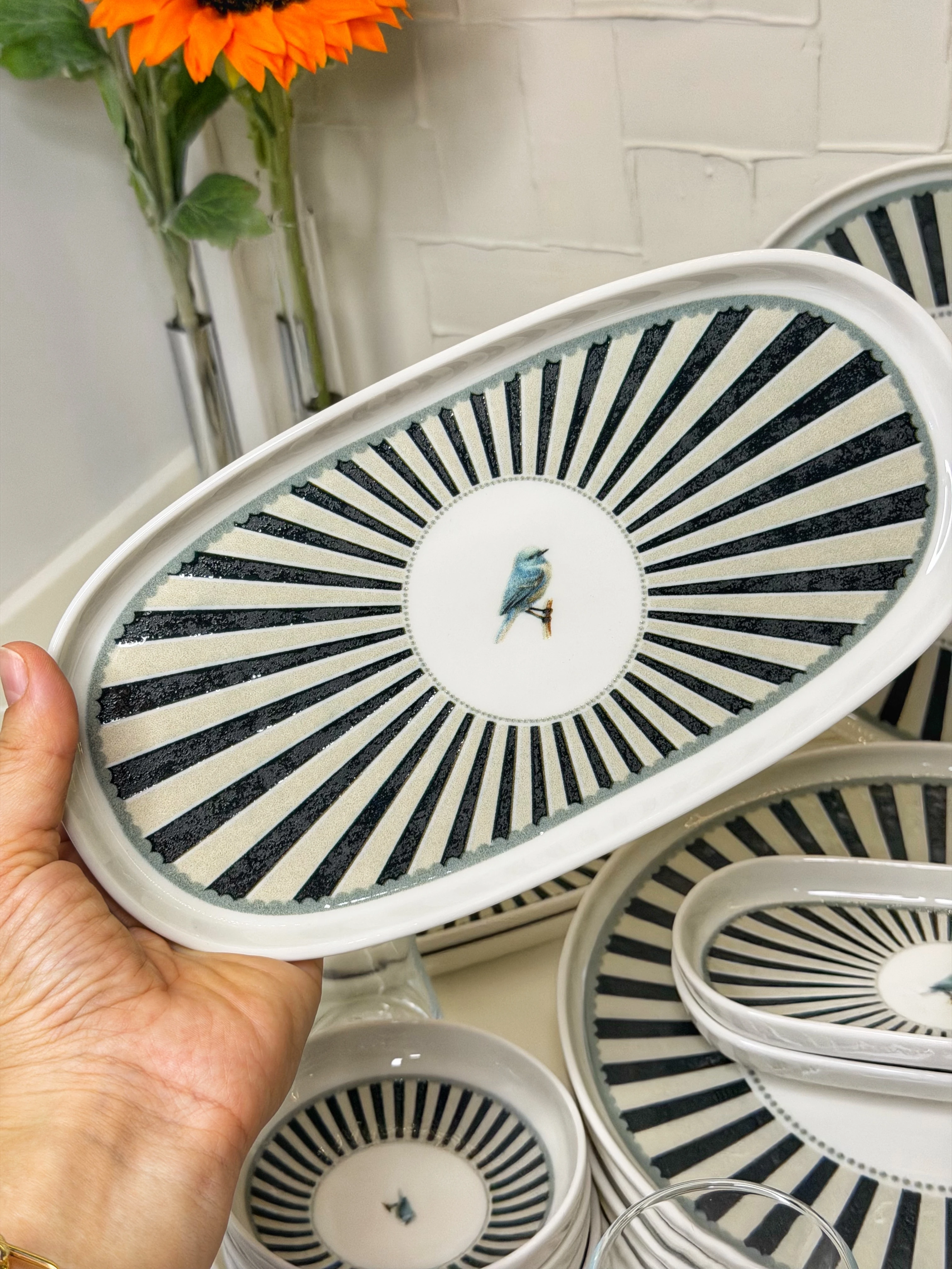 Misty 29 Parça 6 Kişilik Porselen Kahvaltı Takımı