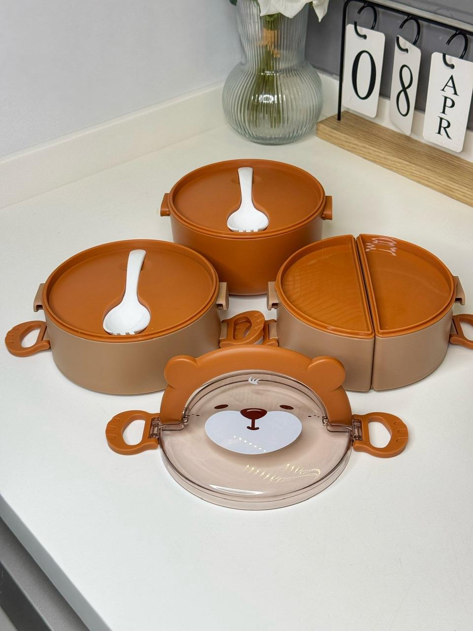 Kahverengi 3 Katlı Sefer Tası