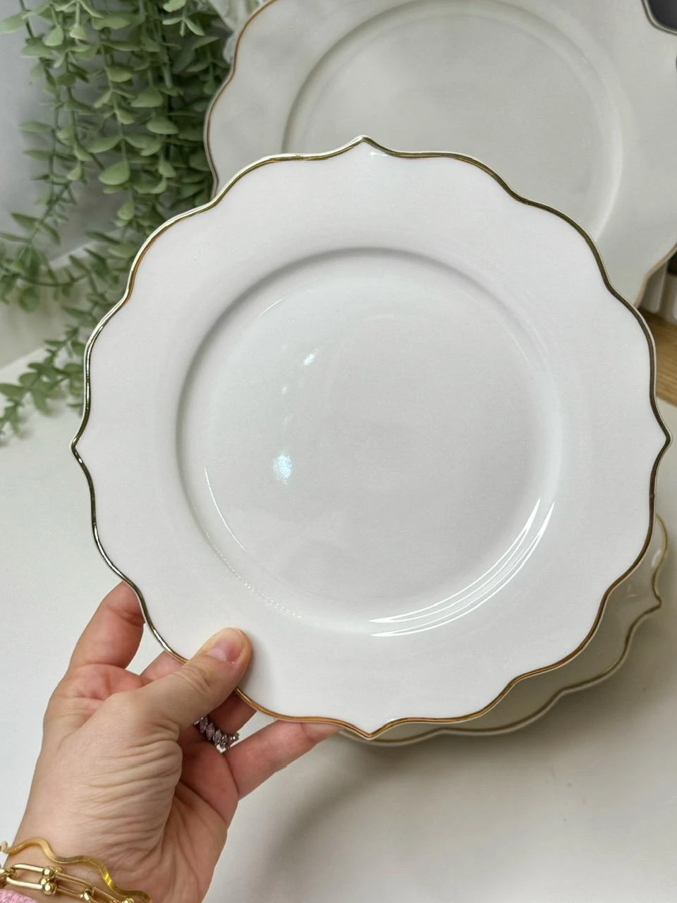 24 Parça Porselen Lady Yemek Takımı