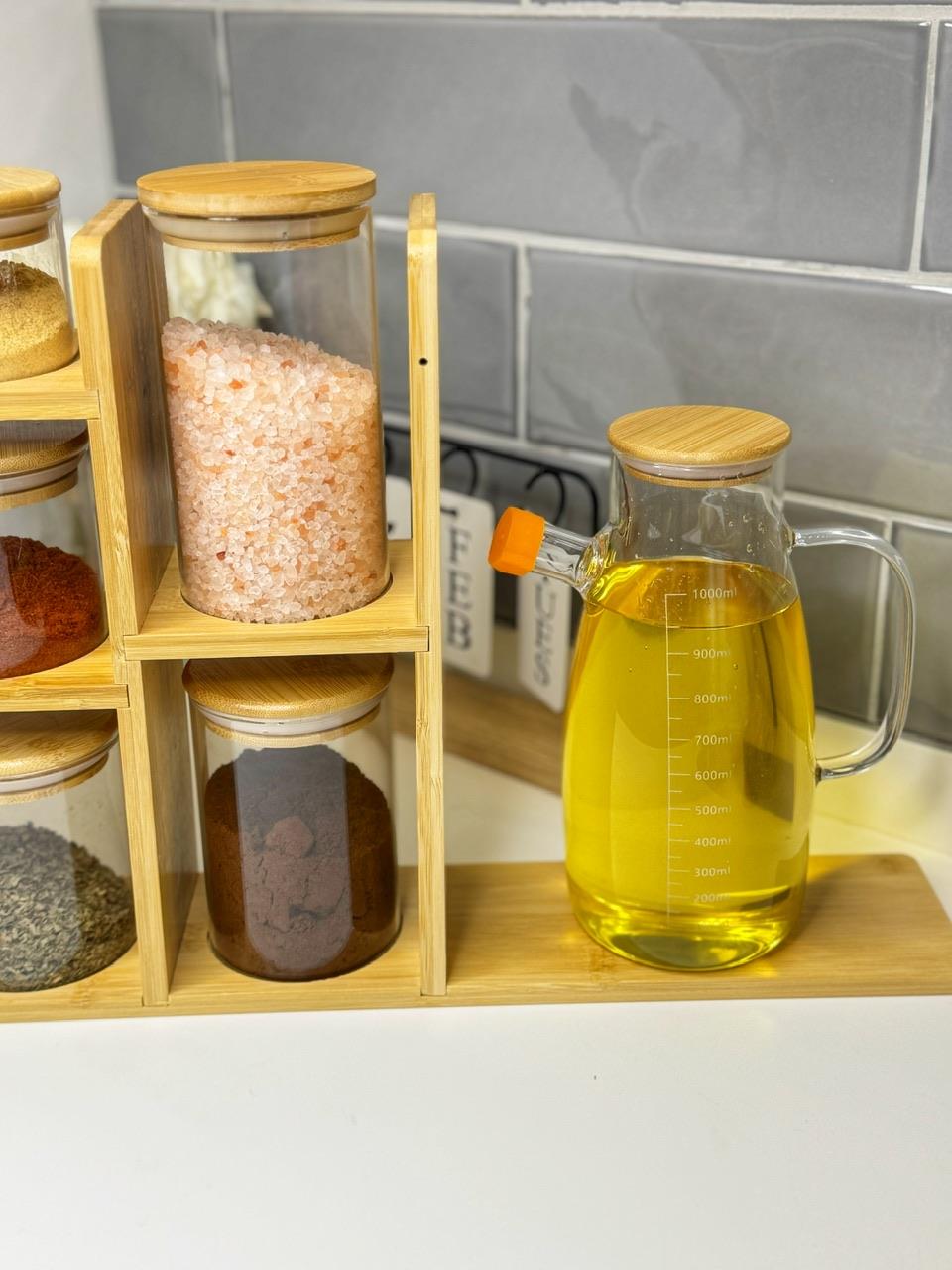 Danica Bambu / Cam Baharatlık , Yağdanlık