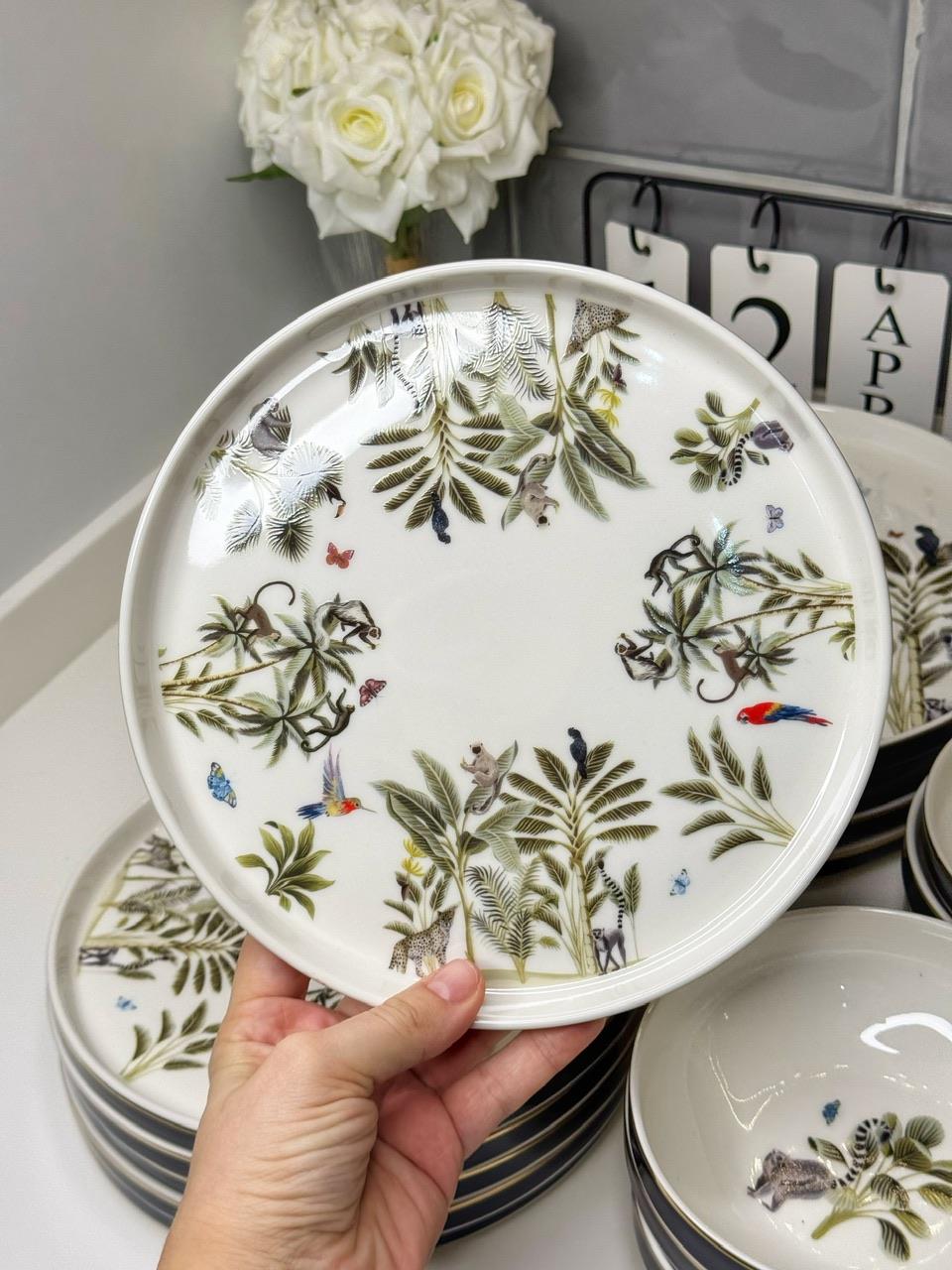 Safari 24 Parça 6 Kişilik Yemek takımı