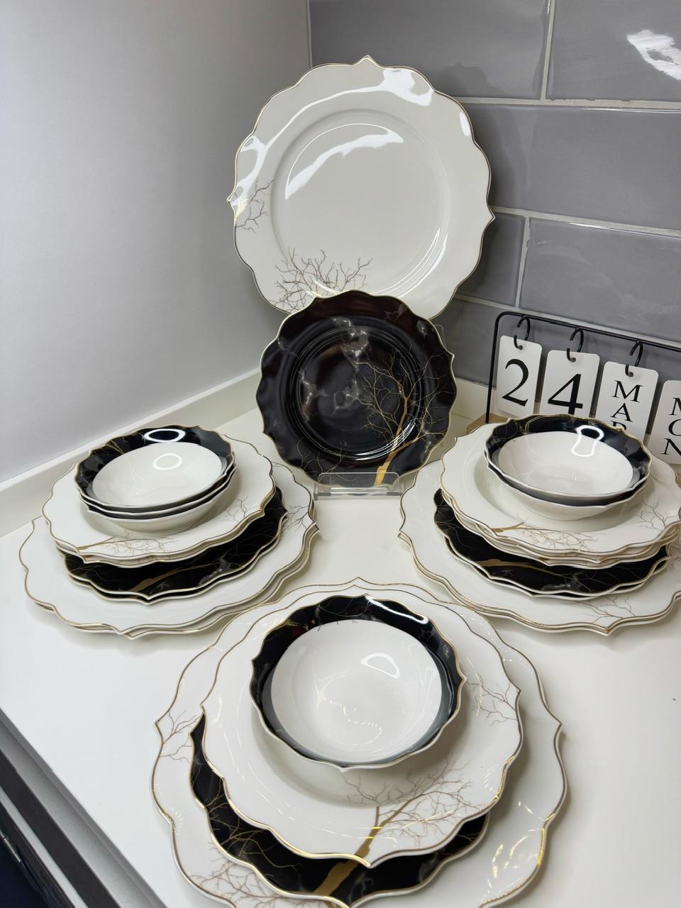 Sepho 6 Kişilik Porseeln Yemek Takımı