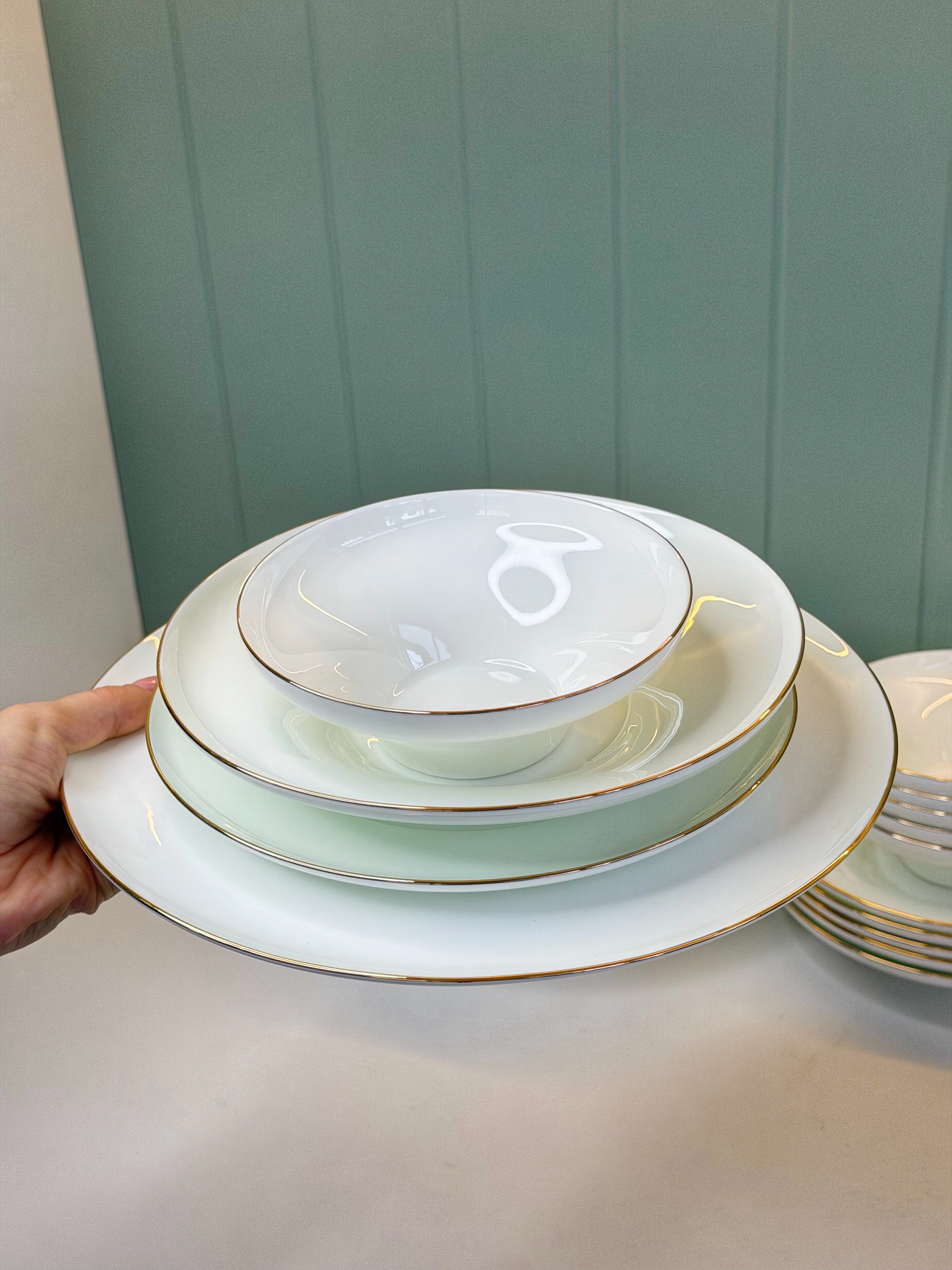 Alicia 29 Parça 6 Kişilik Porselen Yemek Takımı