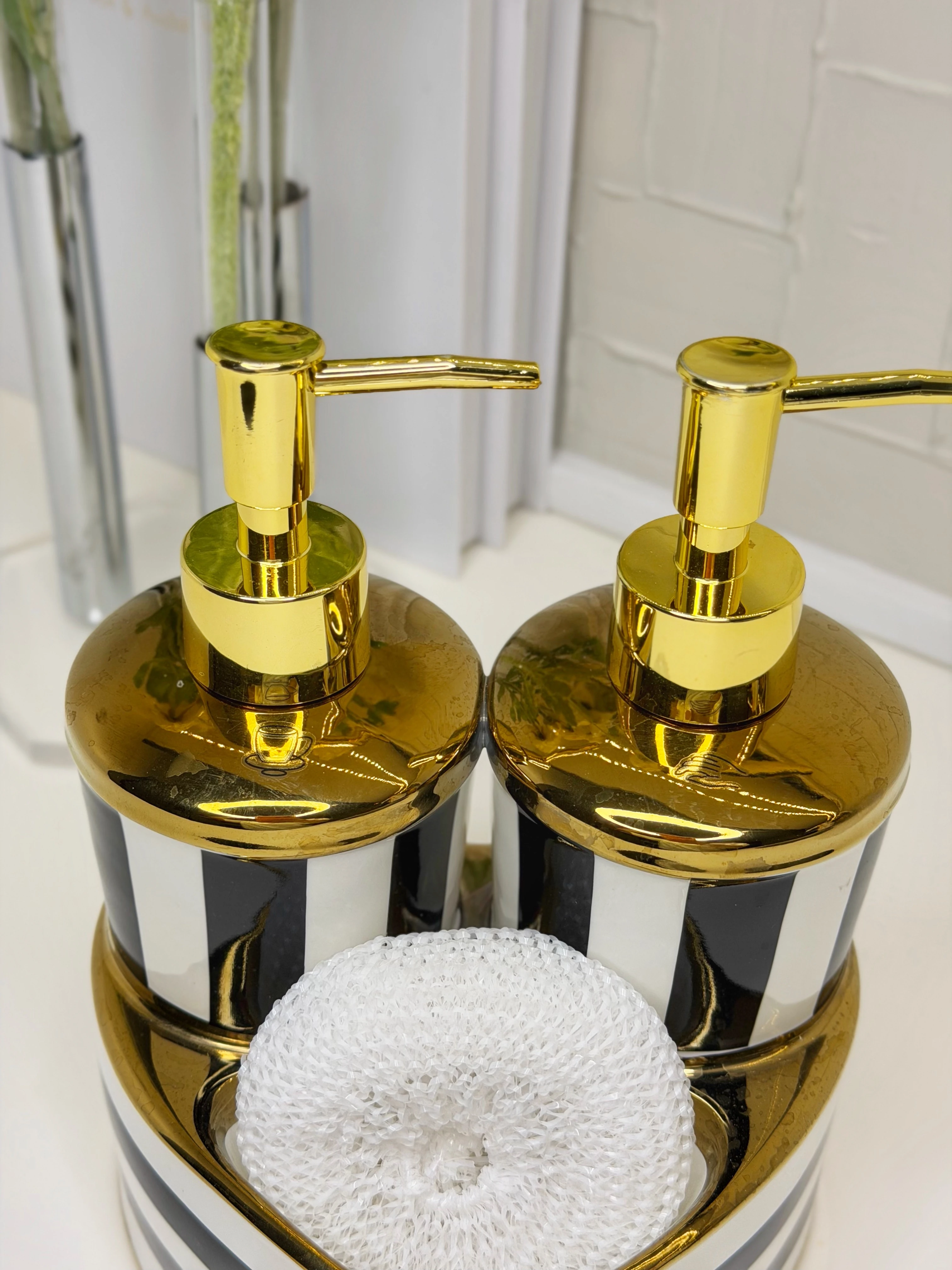 Dega Çift Bölmeli Lüx Sıvı Sabunluk