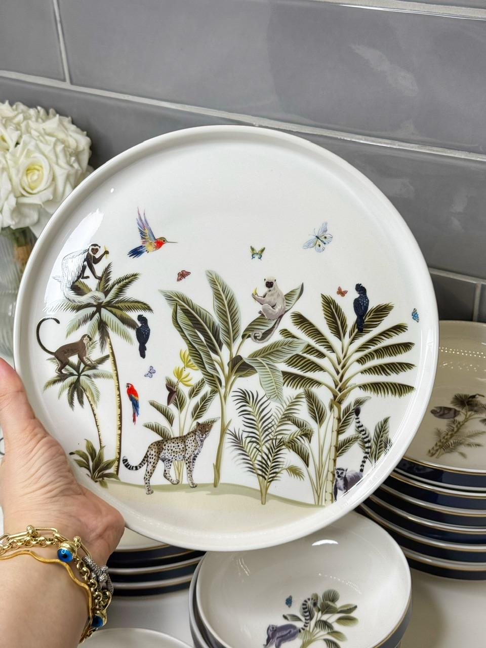 Safari 24 Parça 6 Kişilik Yemek takımı