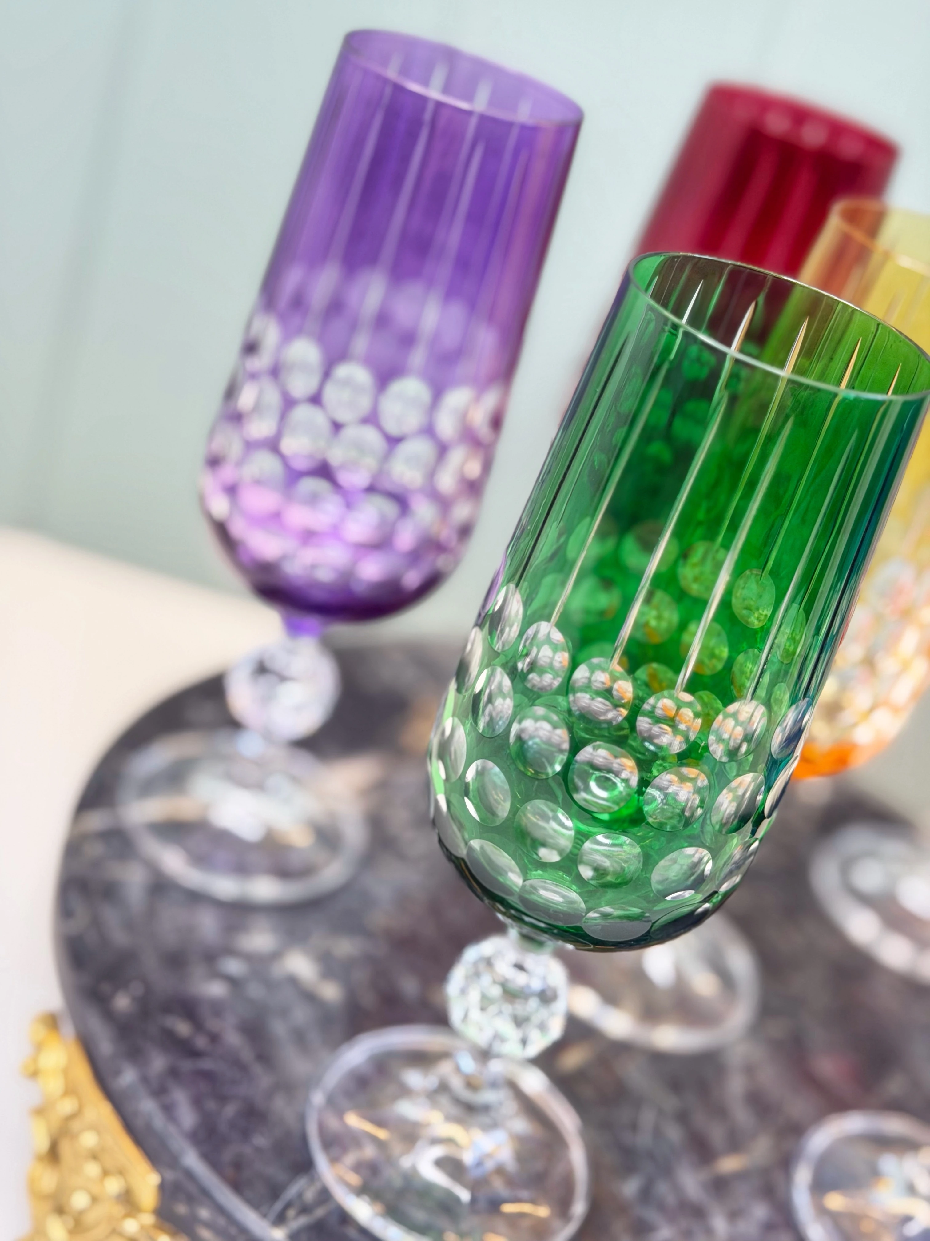 6lı Bohemia Kristal Sterna Bardak Lirda