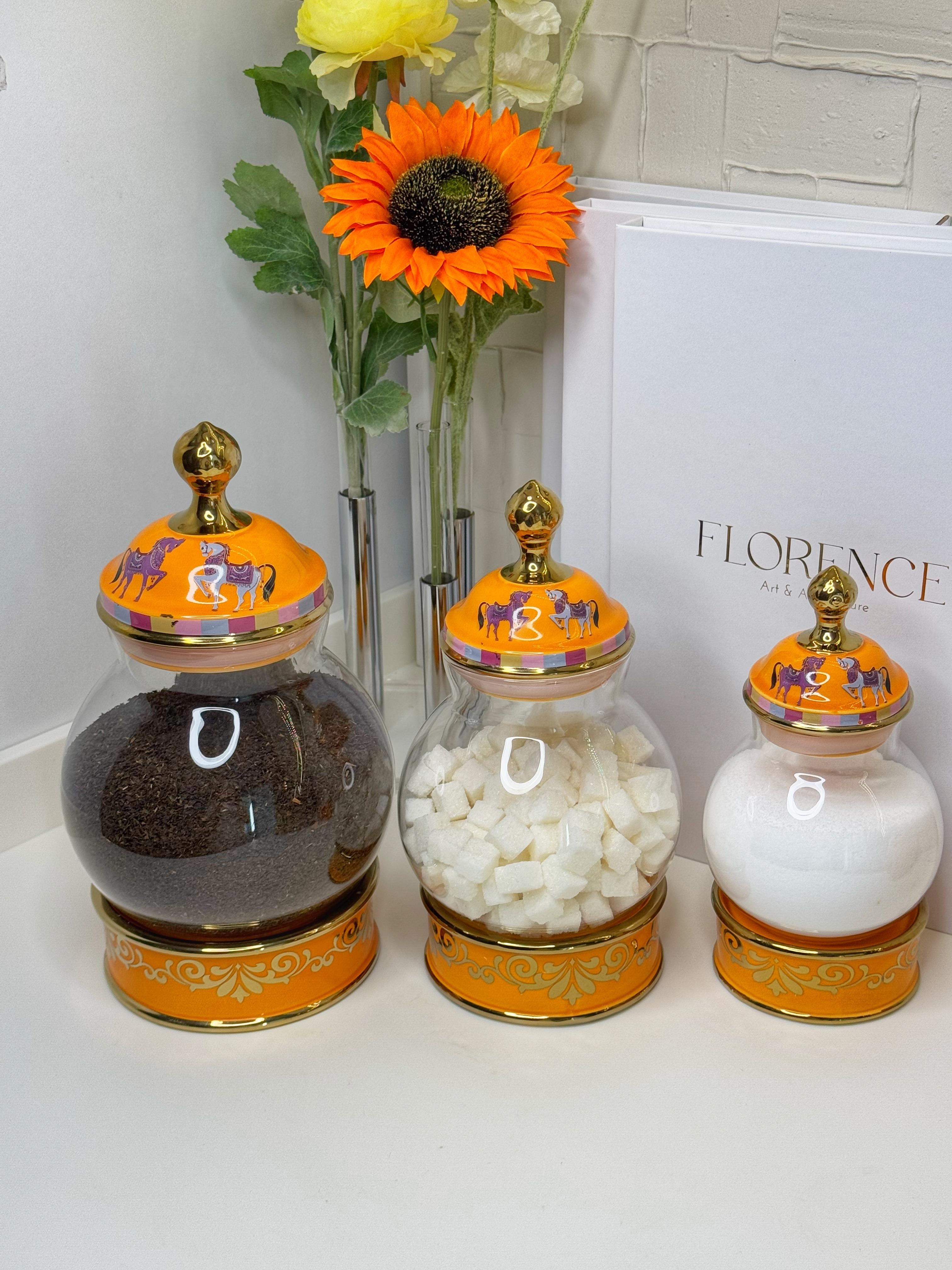 Hrms 3 Lü Çay / Şeker Kavanozu