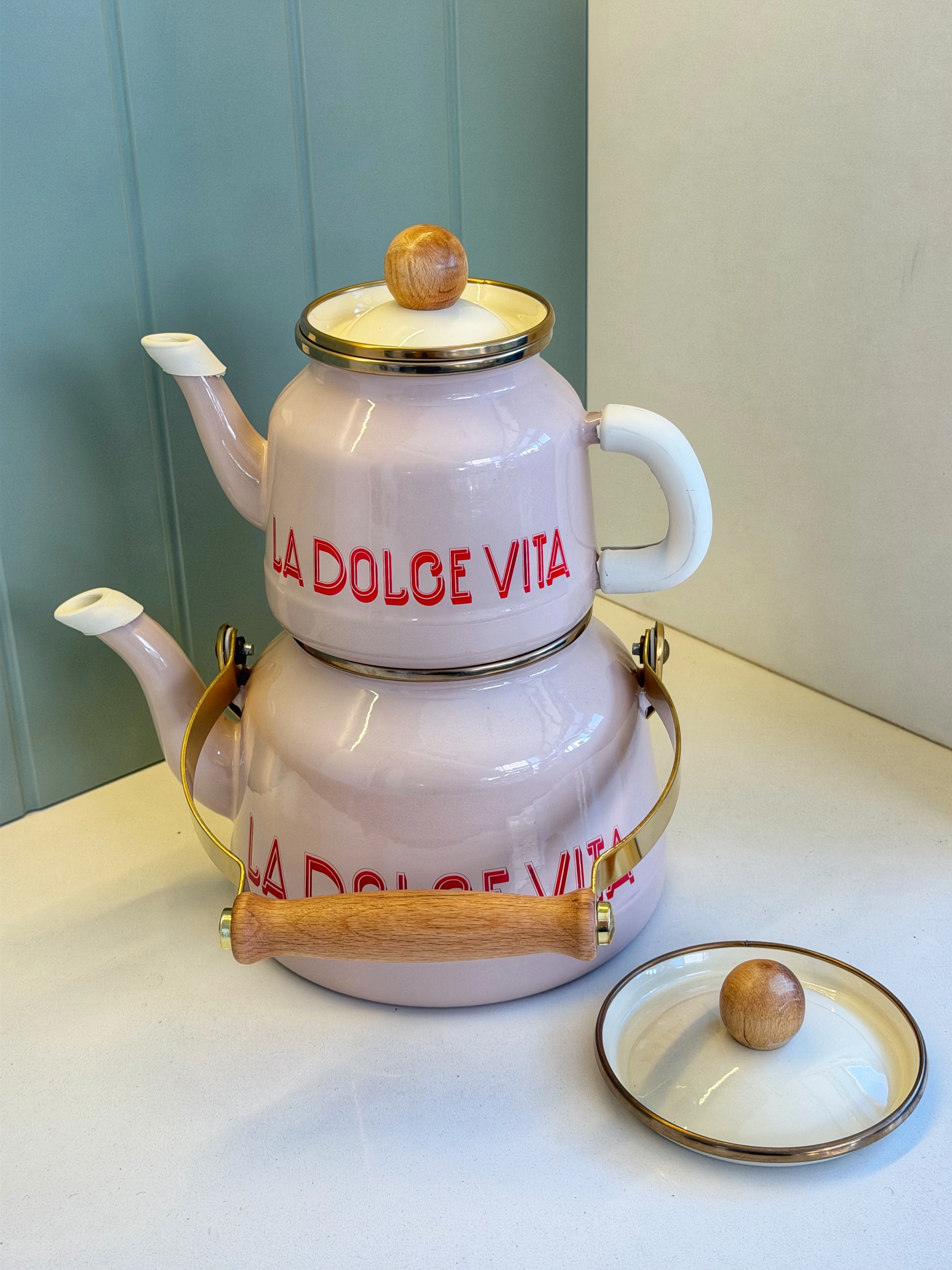 La Dolce Emaye Çaydanlık 