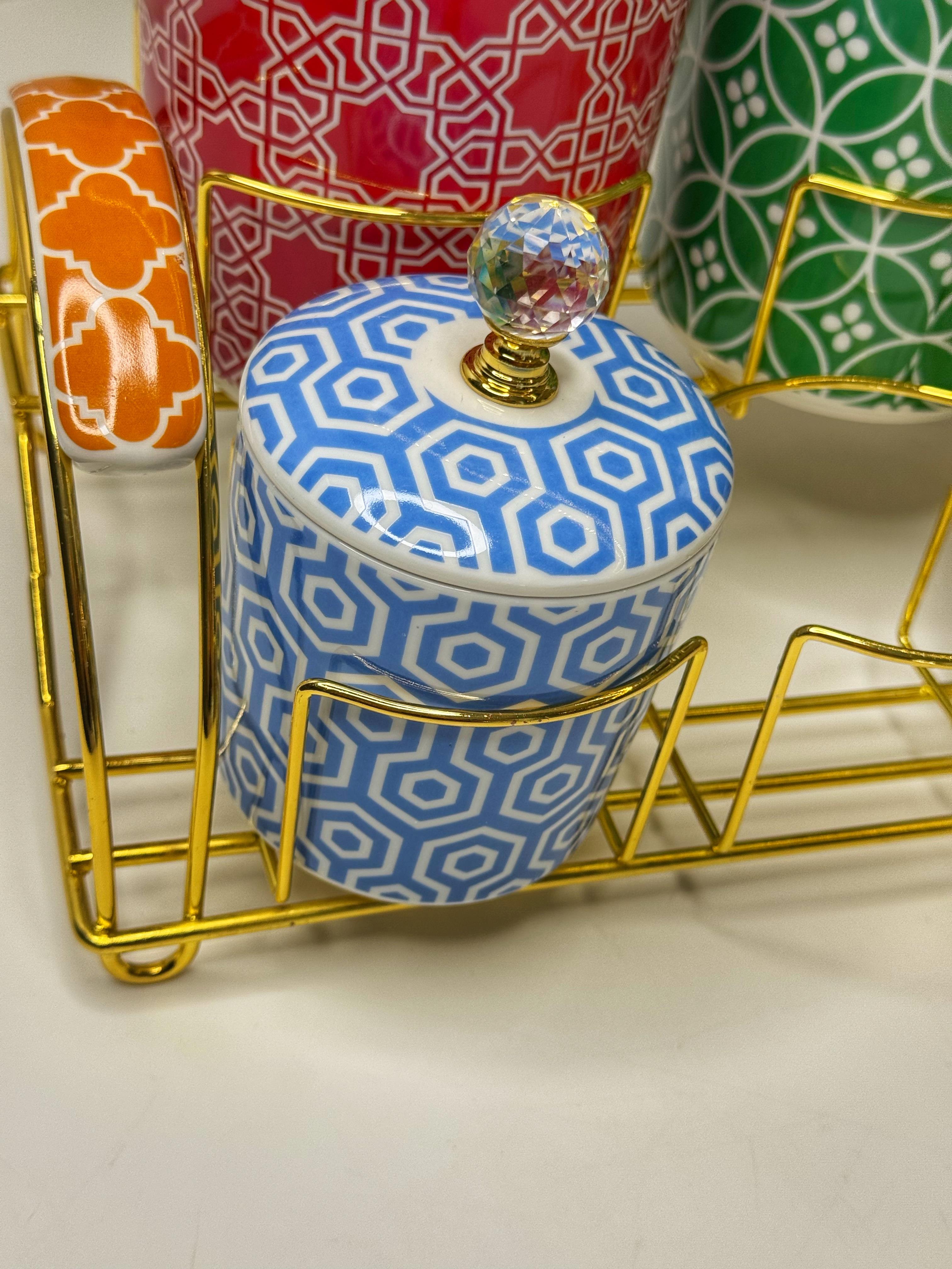 Phil Porselen / Gold Standlı Baharatlık