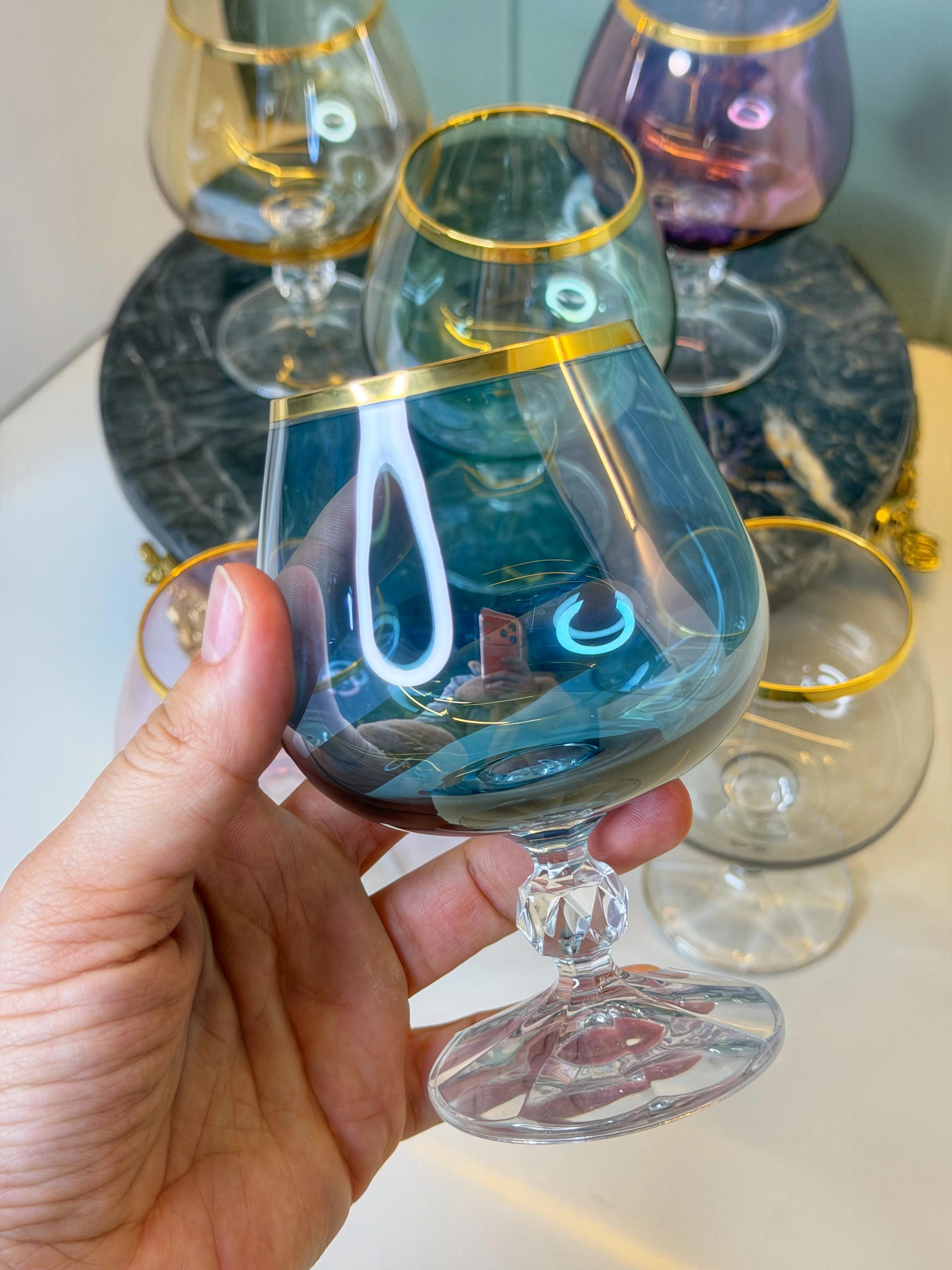 Elenora 6 Kişilik Kahve Yanı Su Bardağı 