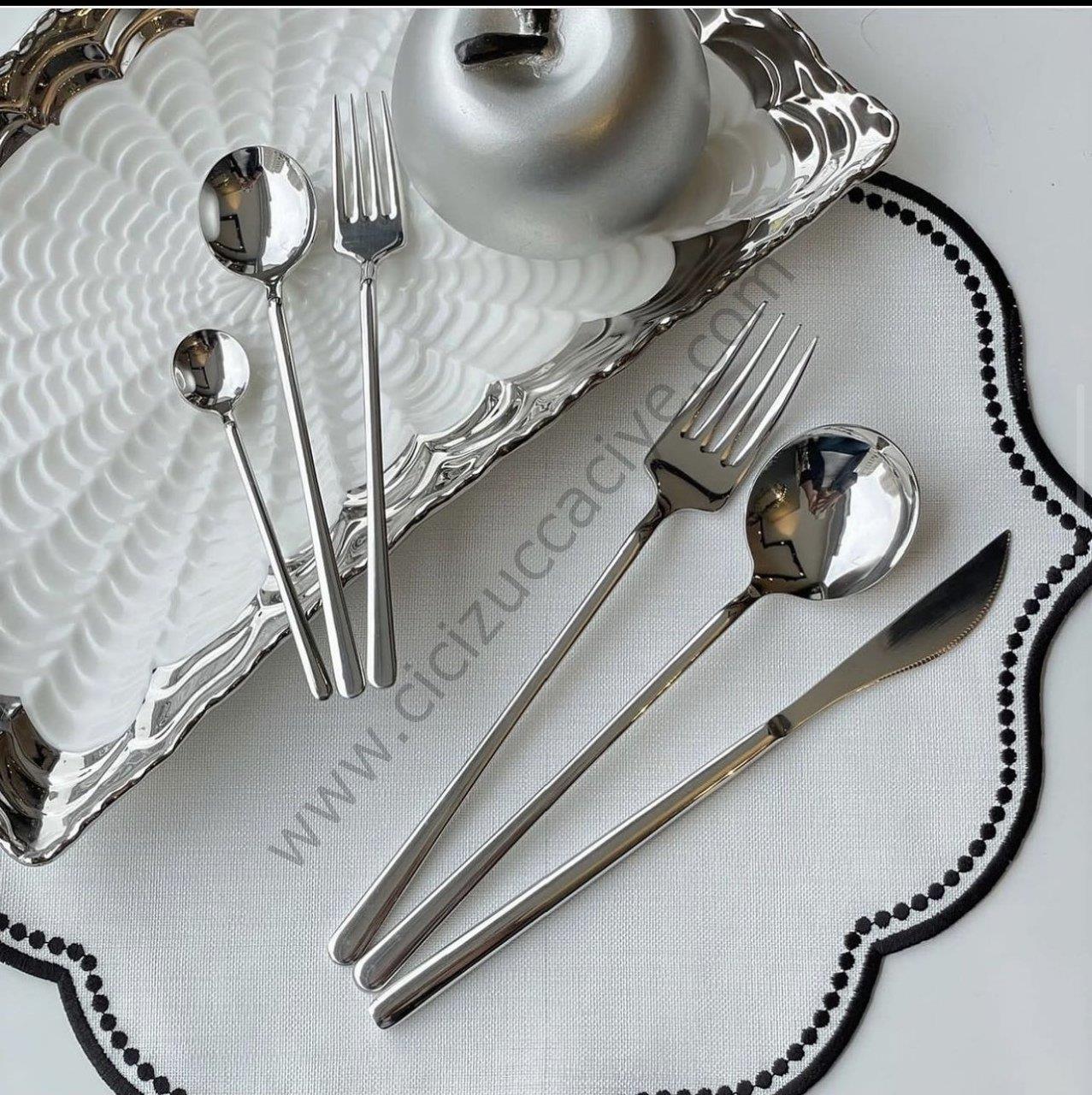 36 Parça Çelik Kaşık Çatal Bıçak Seti