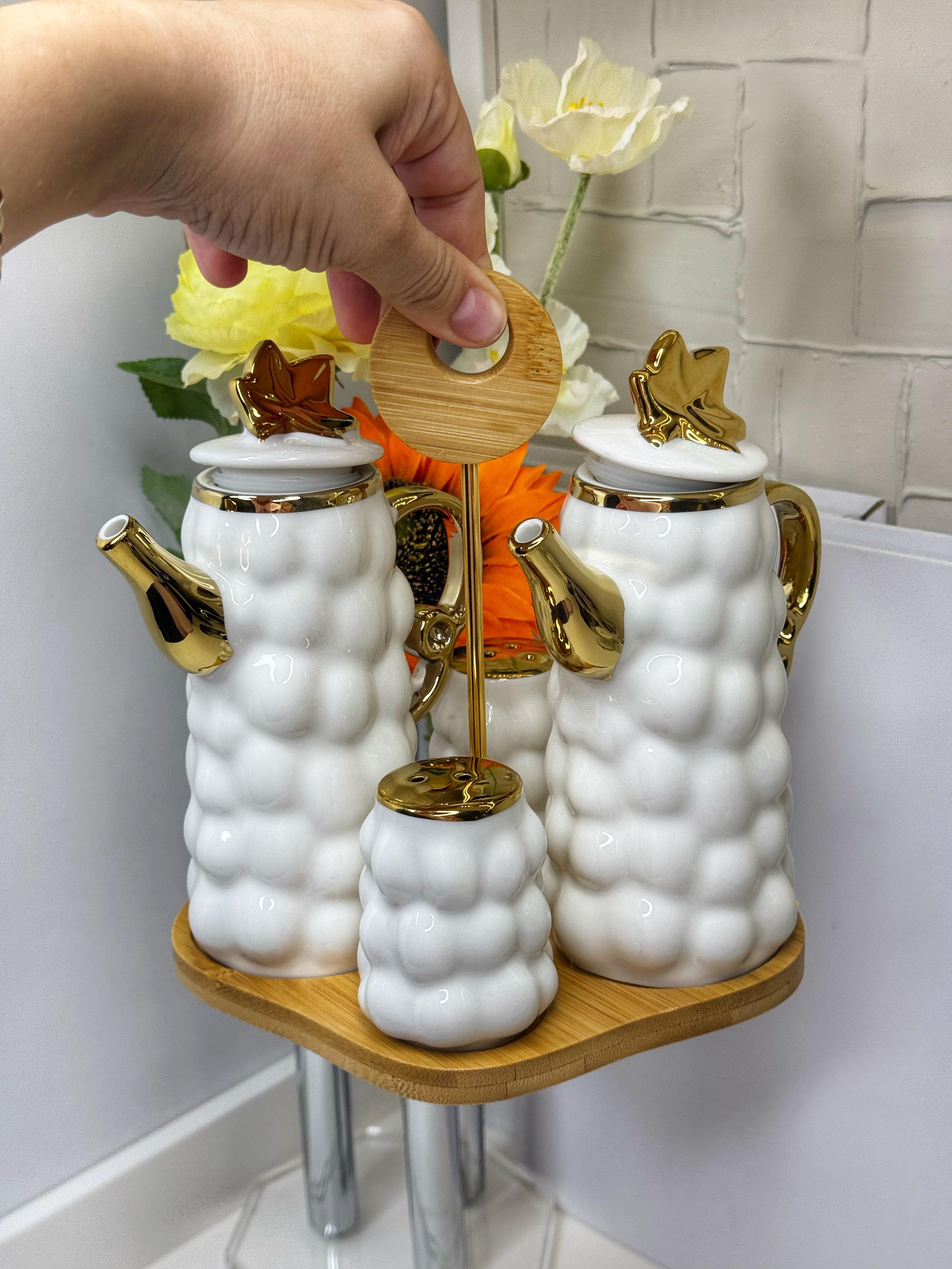 Bubble Masa Üzeri Yağdanlık/Tuzluk Set