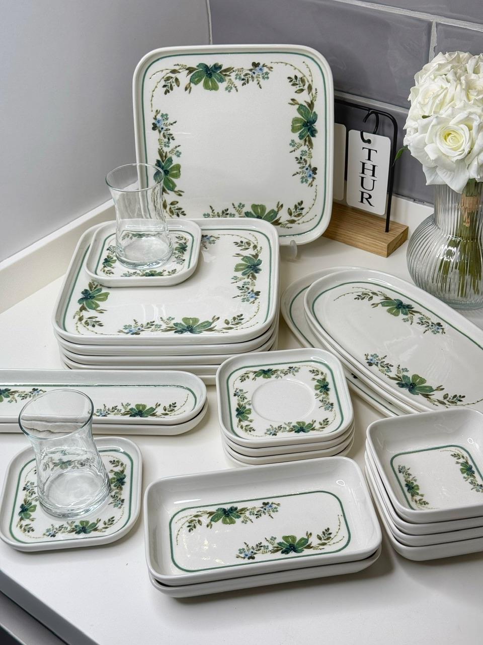 Elart 29 Parça 6 Kişilik Porselen Kahvaltı Seti