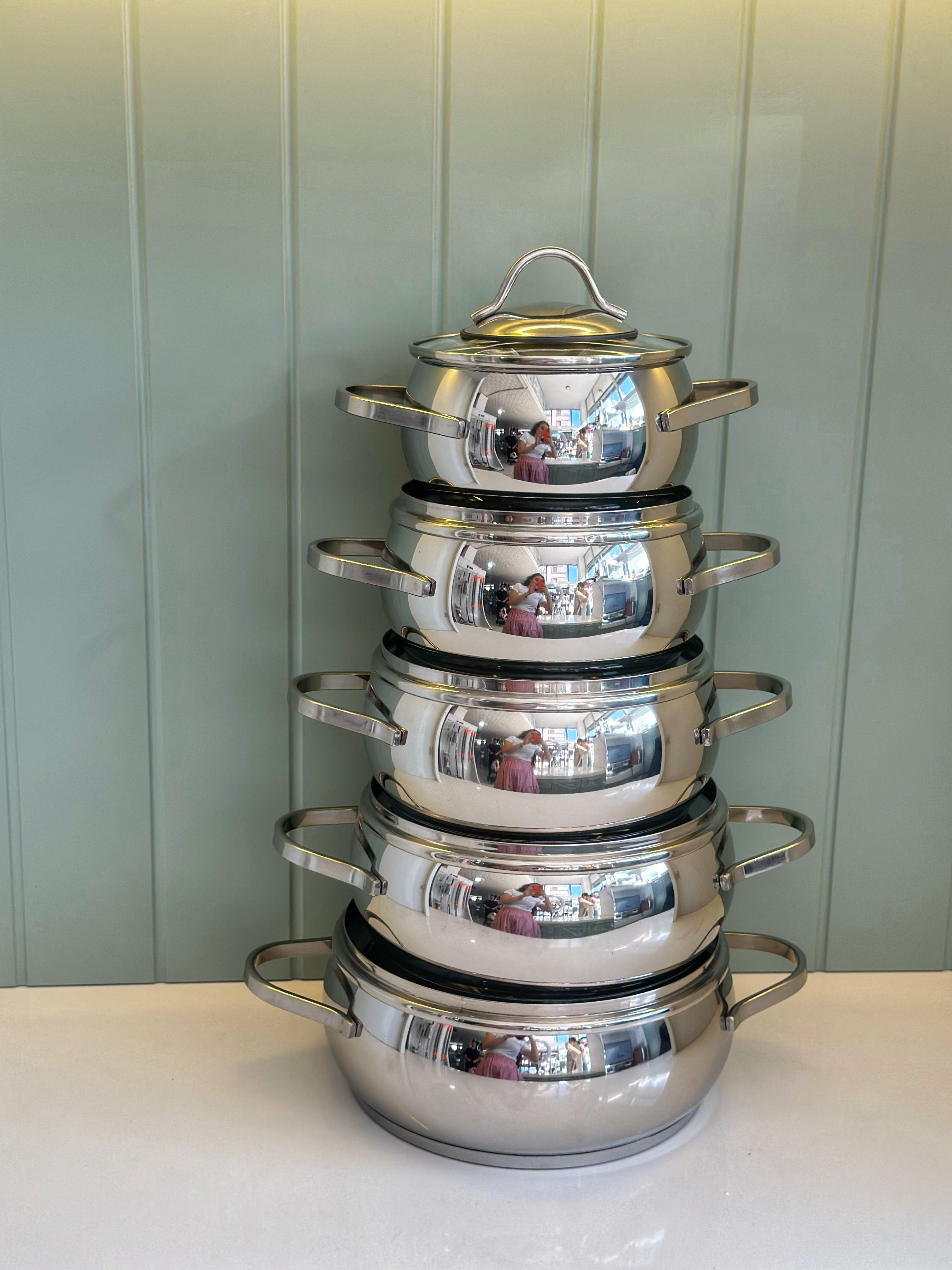 Artema 10 Parça Çelik Tencere Seti