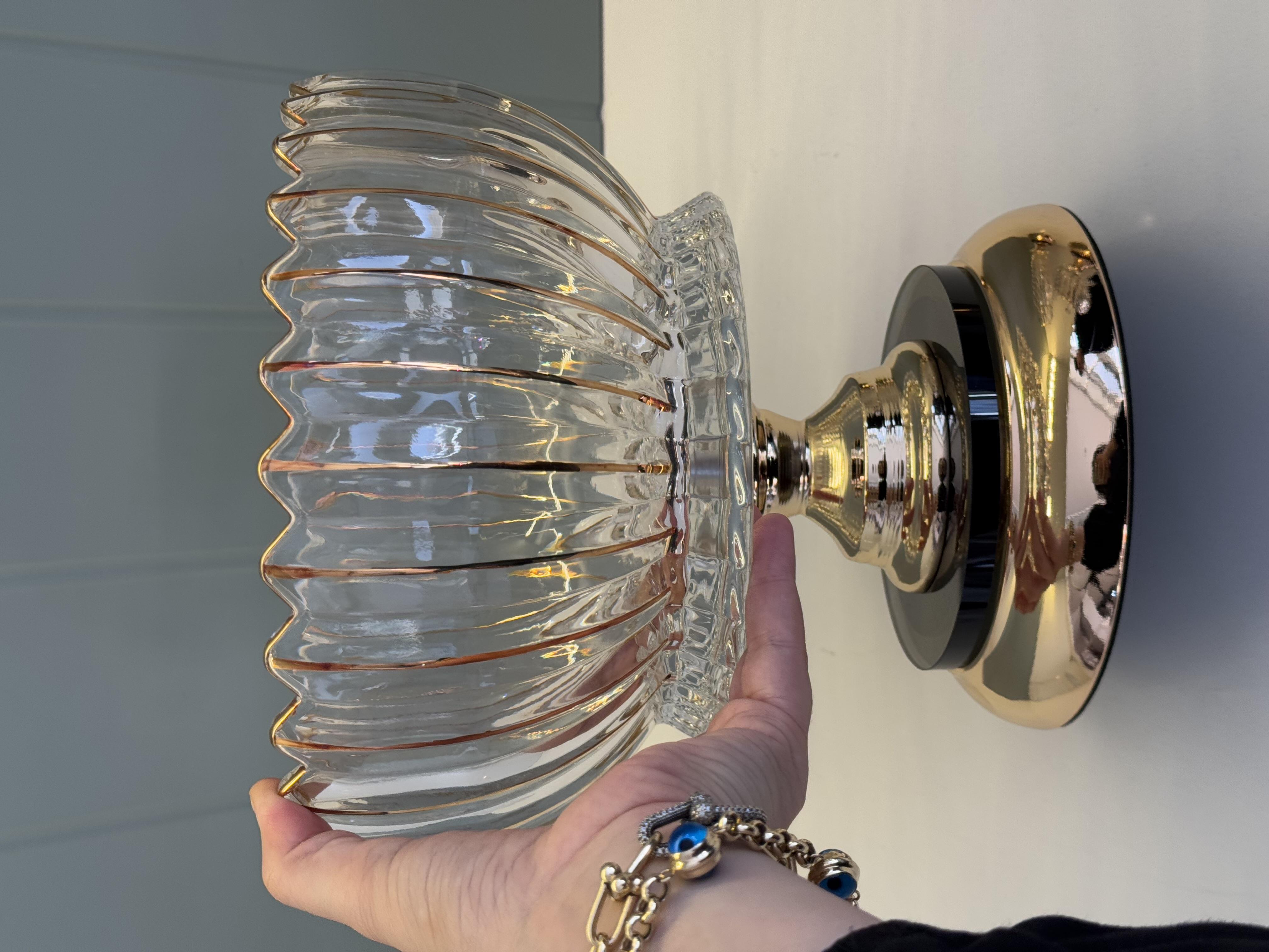 Gold Büyük Boy Çiçeklik/Şekerlik