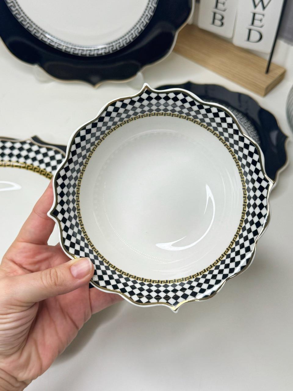 Dama 24 Parça 6 Kişilik Yemek Takımı