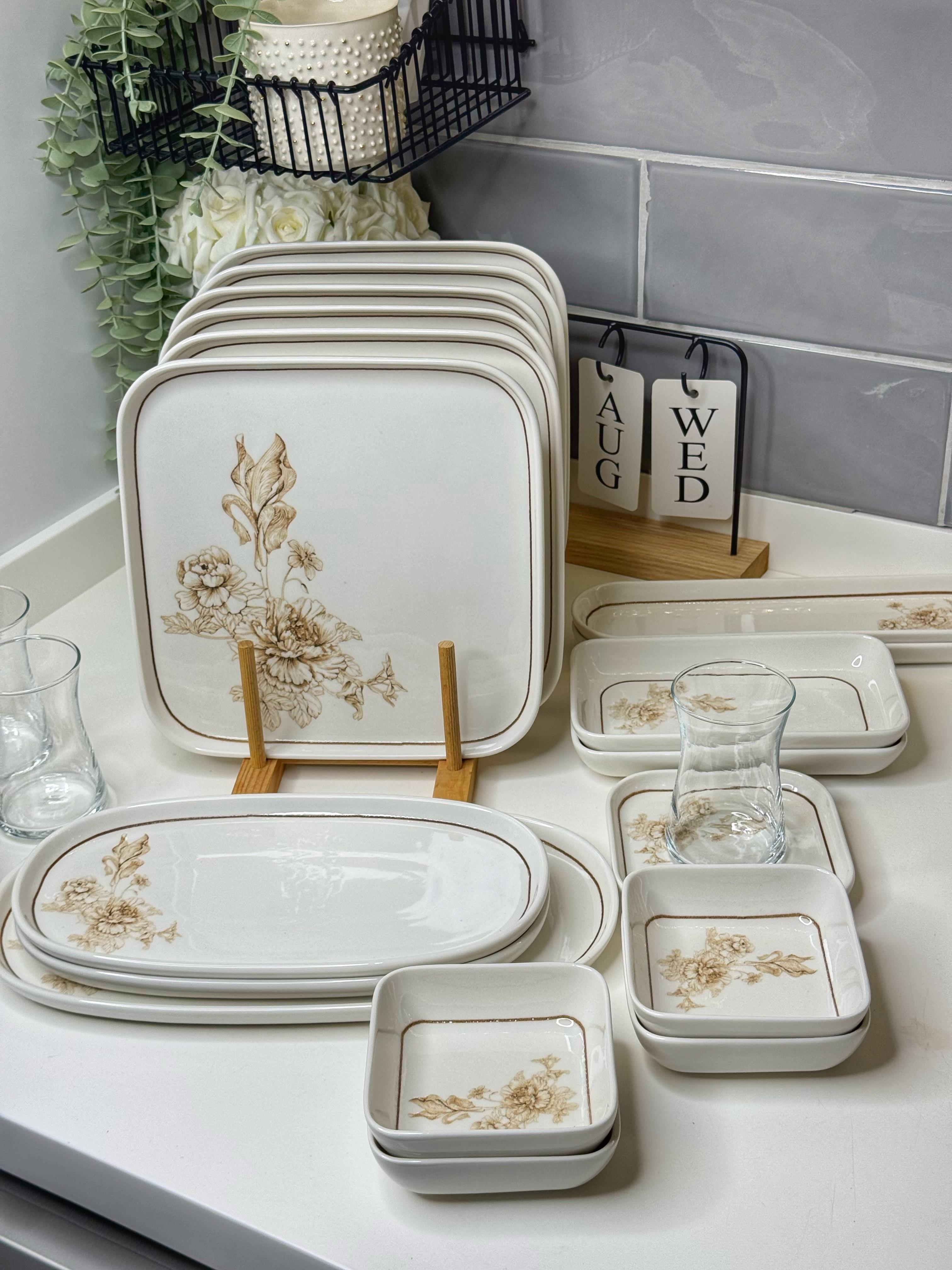 Arven 29 Parça 6 Kişilik Porselen Kahvaltı Takımı