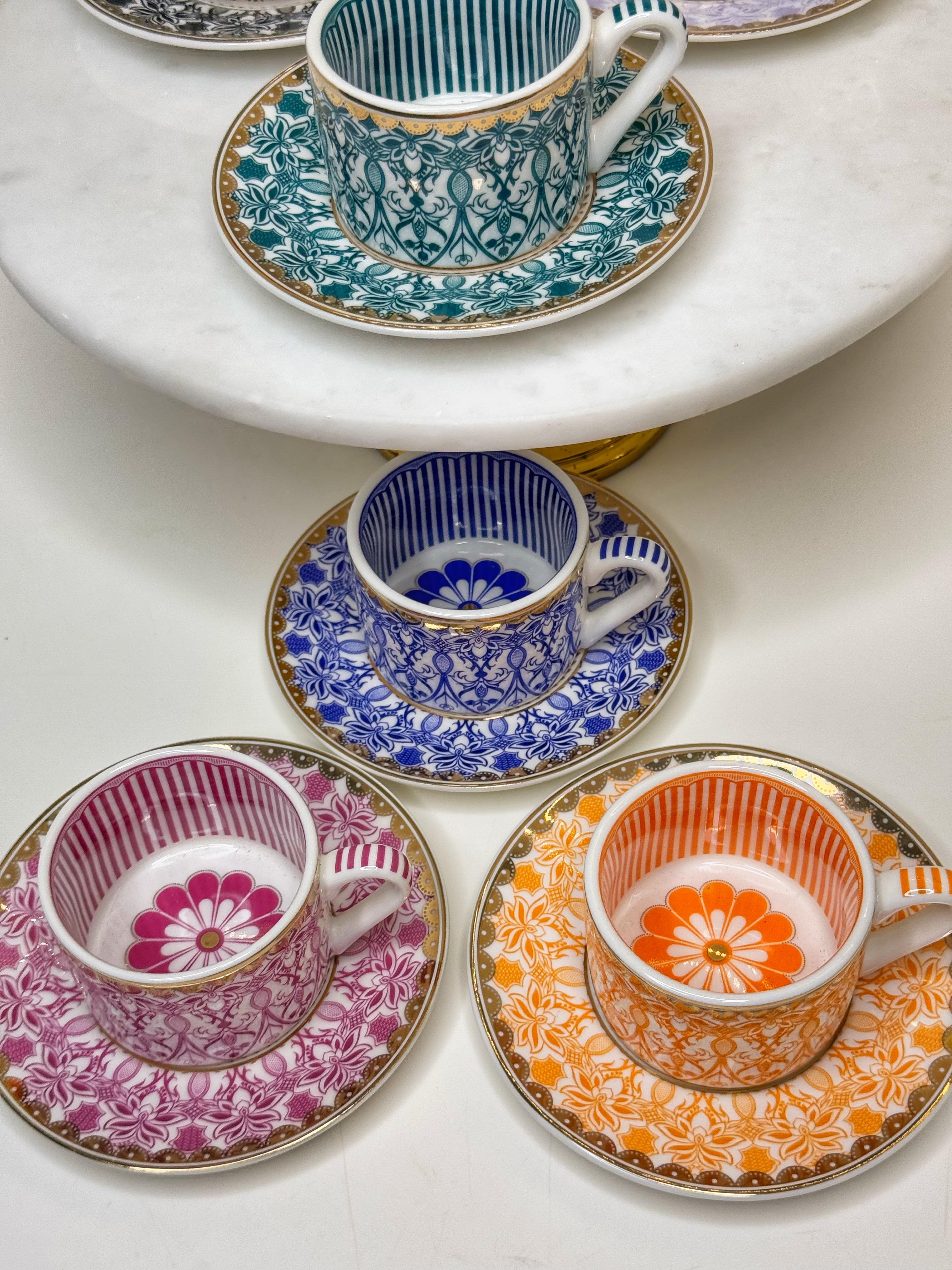 Festival 6 Kişilik Porselen Türk Kahvesi Fincanı