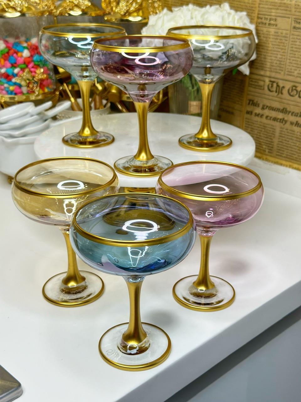 6 Kişilik Lüsterli Cup / Dondurmalık