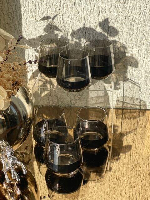 6 BARDAK + 1 SÜRAHİ SU TAKIMI BLACK