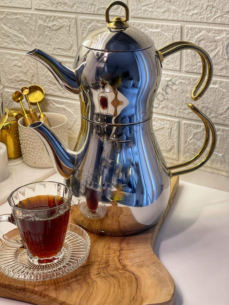 KULPU KALPLİ GOLD ÇELİK ÇAYDANLIK