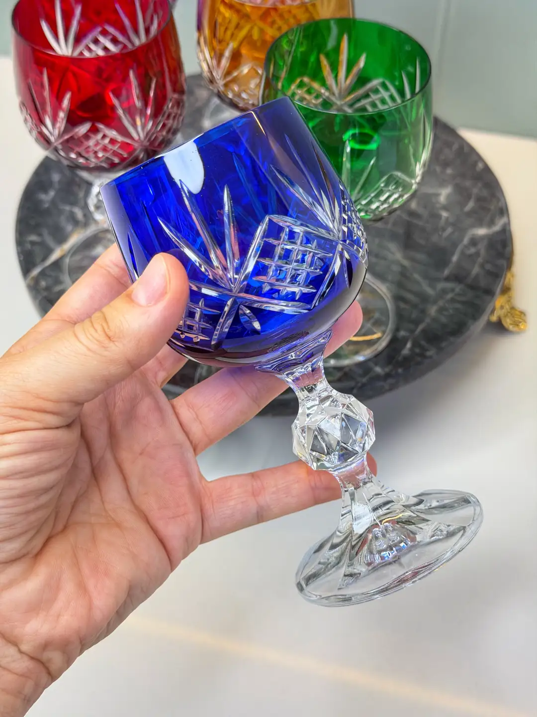 6'Lı Bohemia Kristal Claudıya Bardak Light - Görsel 2