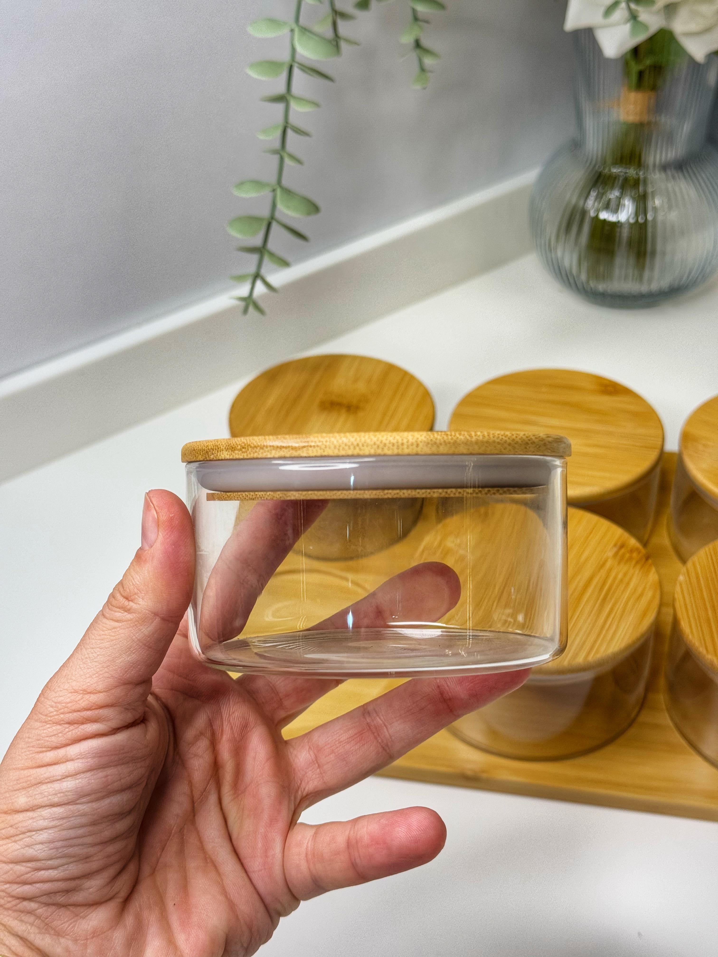 Purest Bambu Tepsili Cam Kahvaltılık