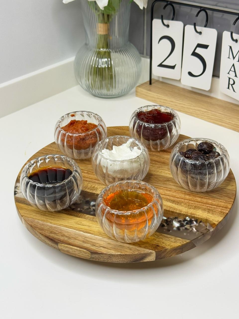 Akasya Döner Standlı 6 Lı Orta Sunum