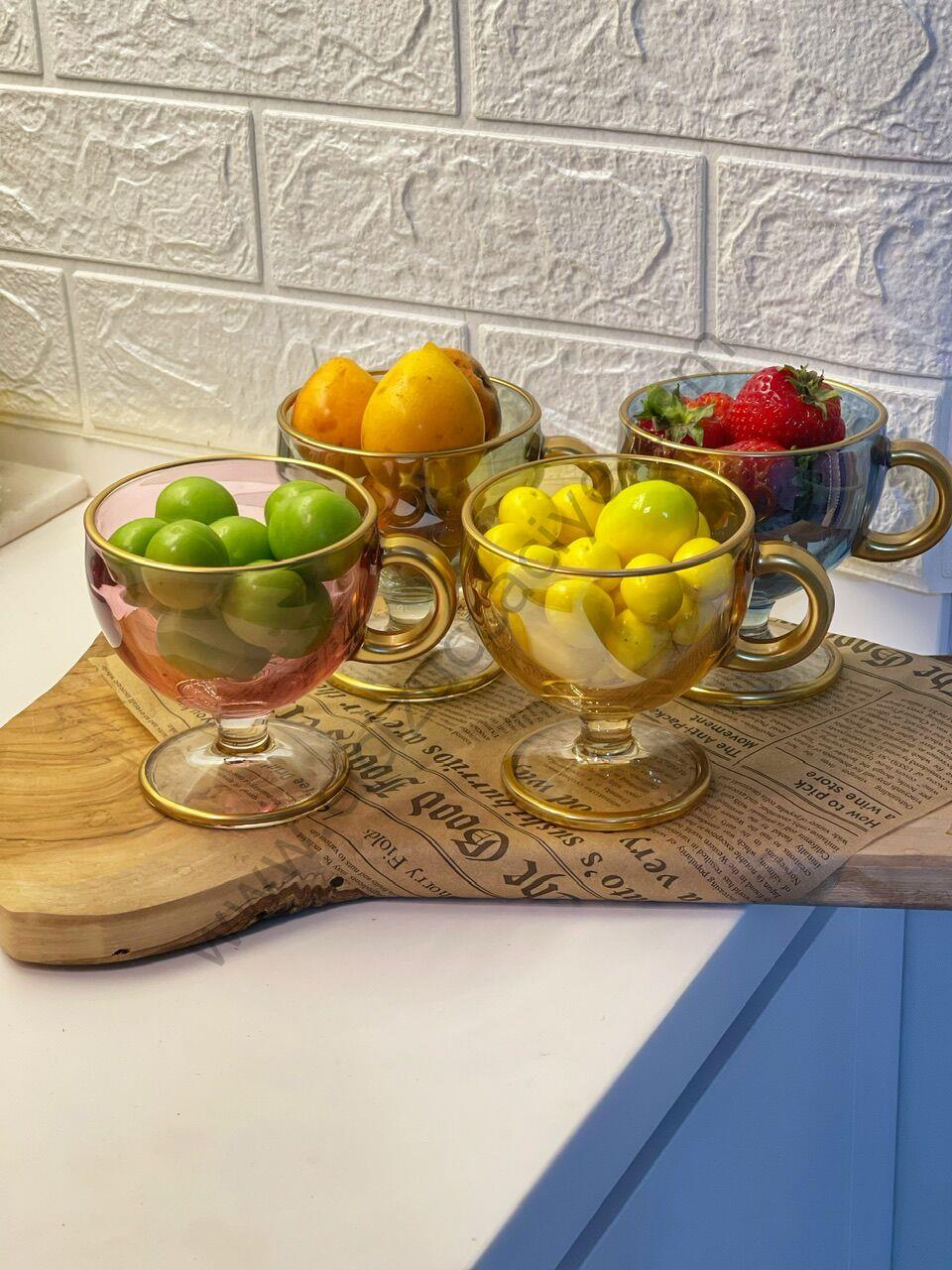 4 Lü Lüsterli Cup/Fincan