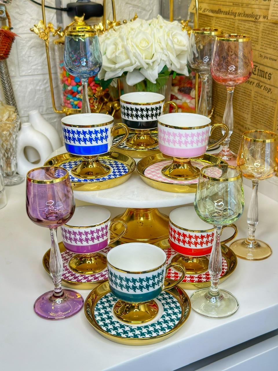 Milano 6 Kişilik 18 Parça Kahve Sunum Seti