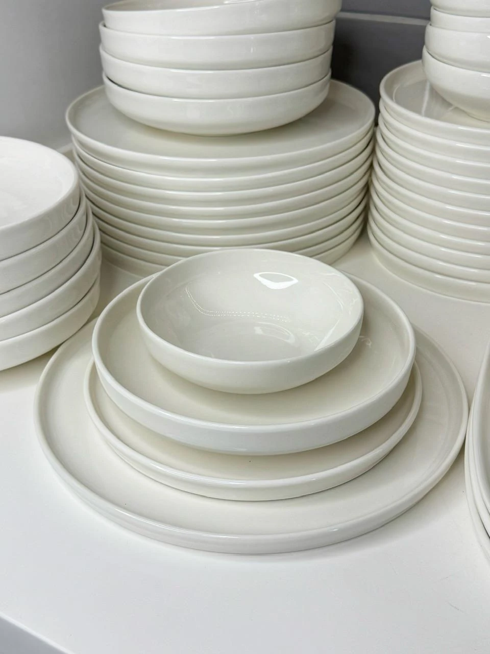 Viyana 55 Parça 12 Kişilik Porselen Yemek Takımı